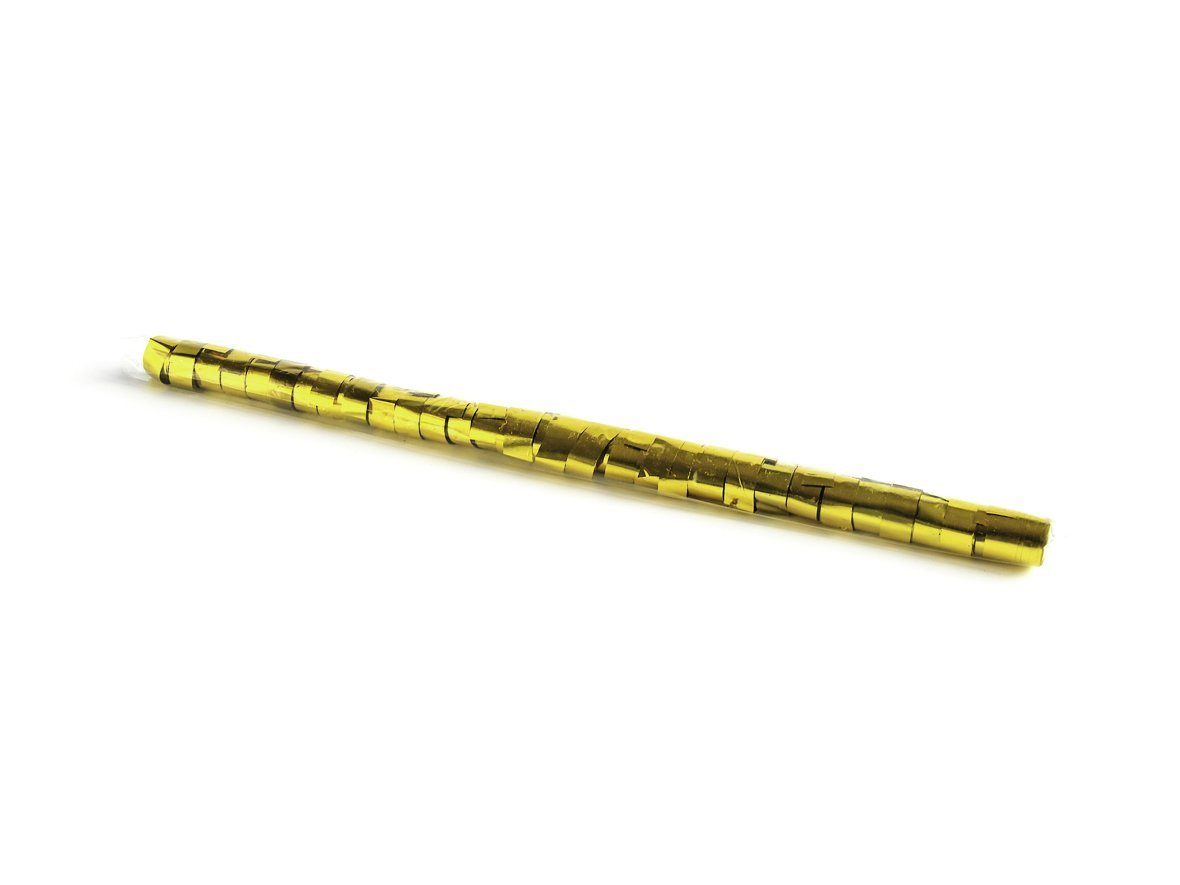 TCM Fx Konfetti Metallic Streamer 10m x 5cm, 10x, verschiedene Farben erhältlich gold