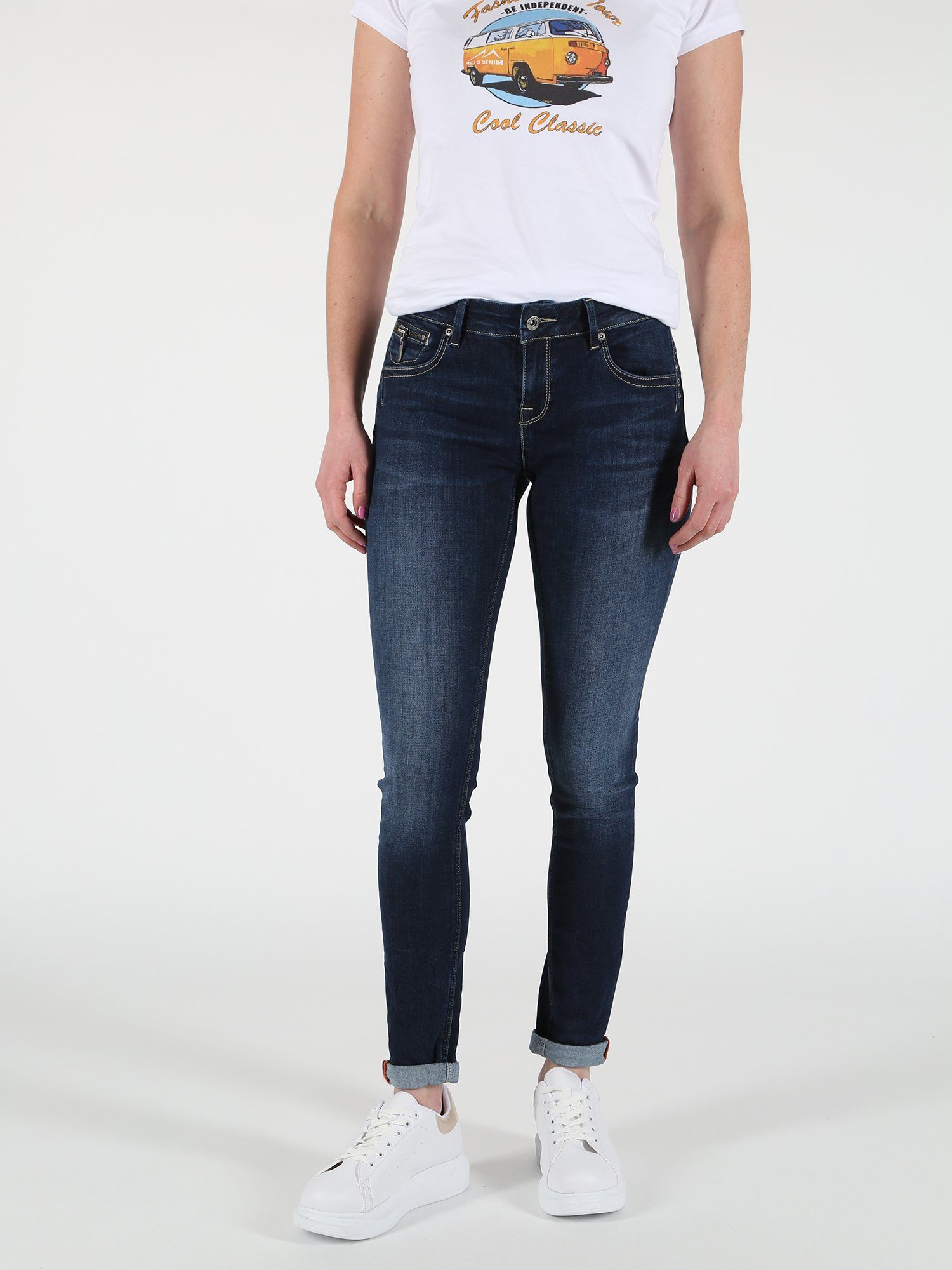 Damen Jeans Miracle of Denim Skinny-fit-Jeans Emily Skinny Fit Jeans