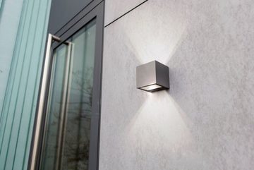 LUTEC LED Außen-Wandleuchte GEMINI, LED fest integriert