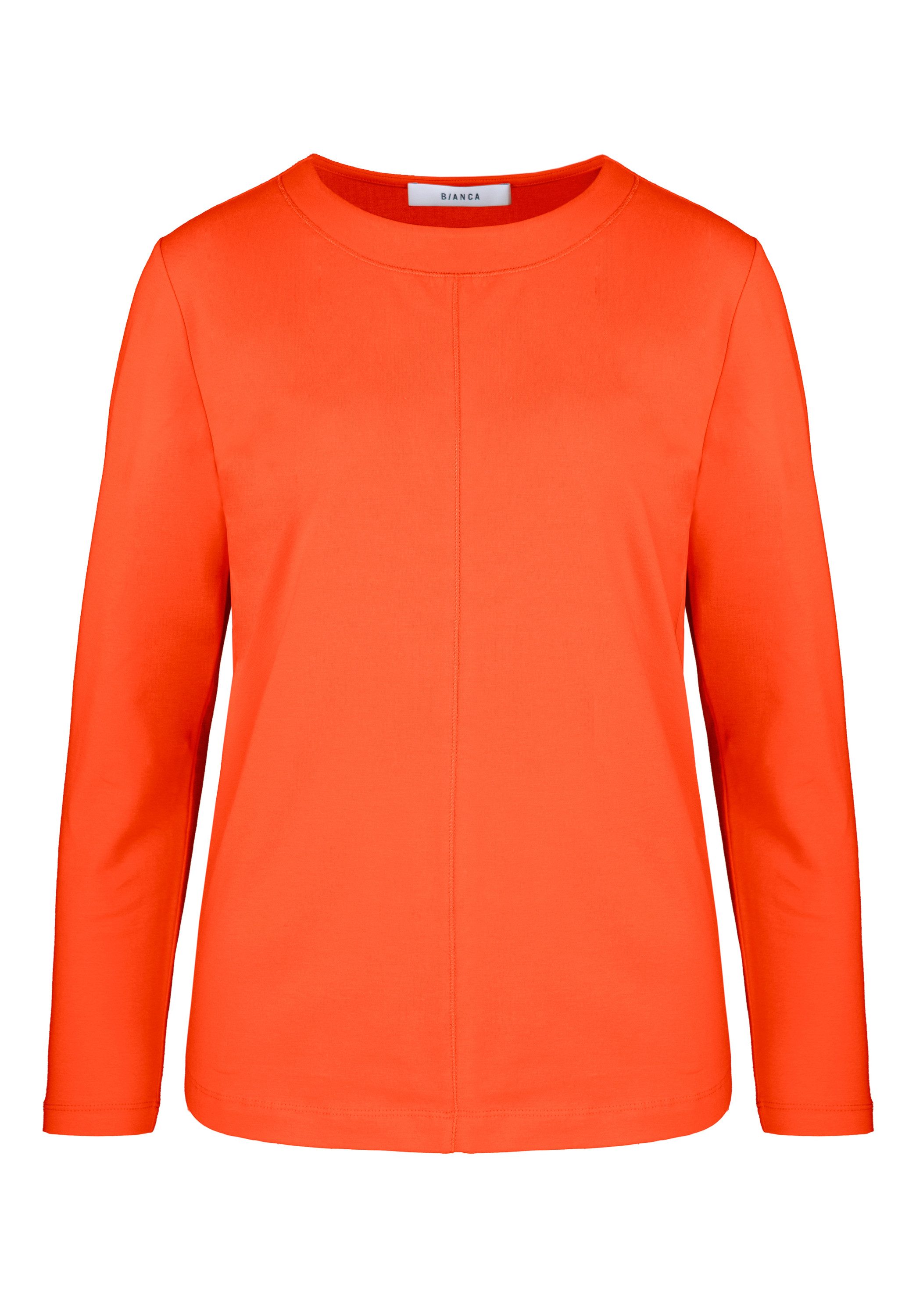 bianca Rundhalsshirt DAMI aus softer Jersey-Qualität in Trendfarbe günstig online kaufen