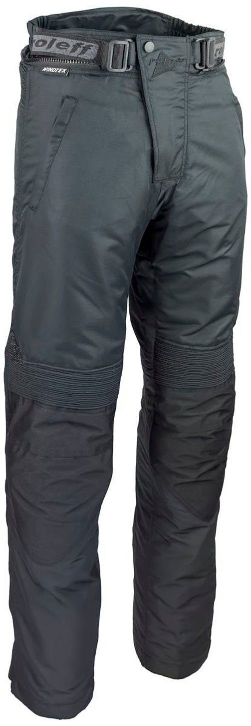 Klimamembran Motorradhose 455 WIND-TEX® roleff Knieprotektoren, RO Sicherheitsstreifen,