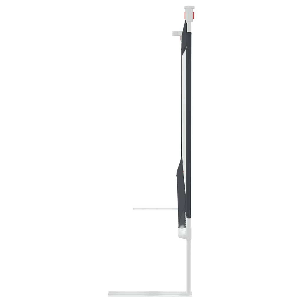 furnicato Bettschutzgitter Bettgitter Dunkelgrau 90 x 25 cm für sicheren Schlaf (1 St) – Bild 4 von 5