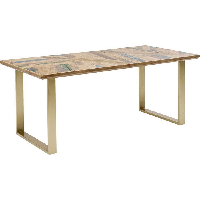 KARE Esstisch Tisch Abstract Messing 180x90