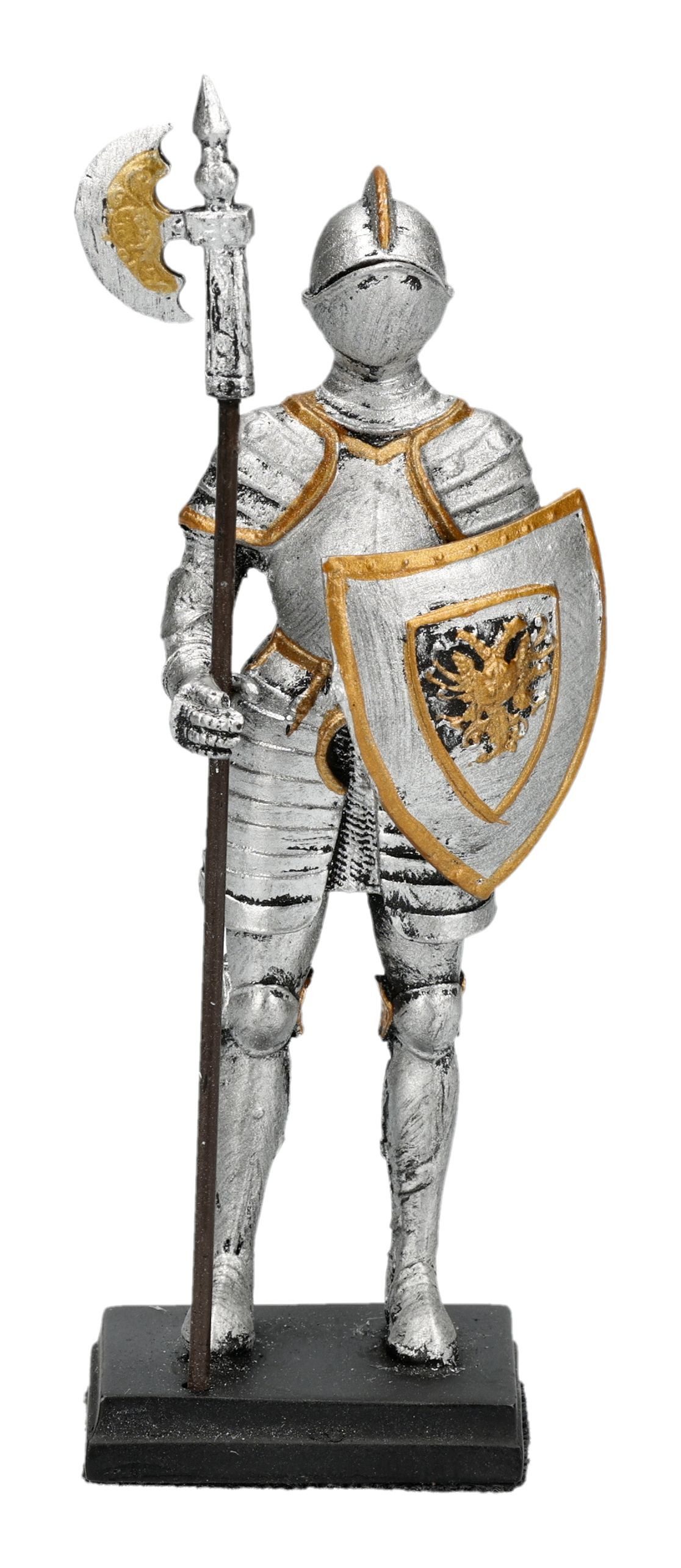 Figuren Shop GmbH Dekofigur Ritterfigur – Deutscher Ritter Miniatur Statue Veronese 9 cm Dekofigur