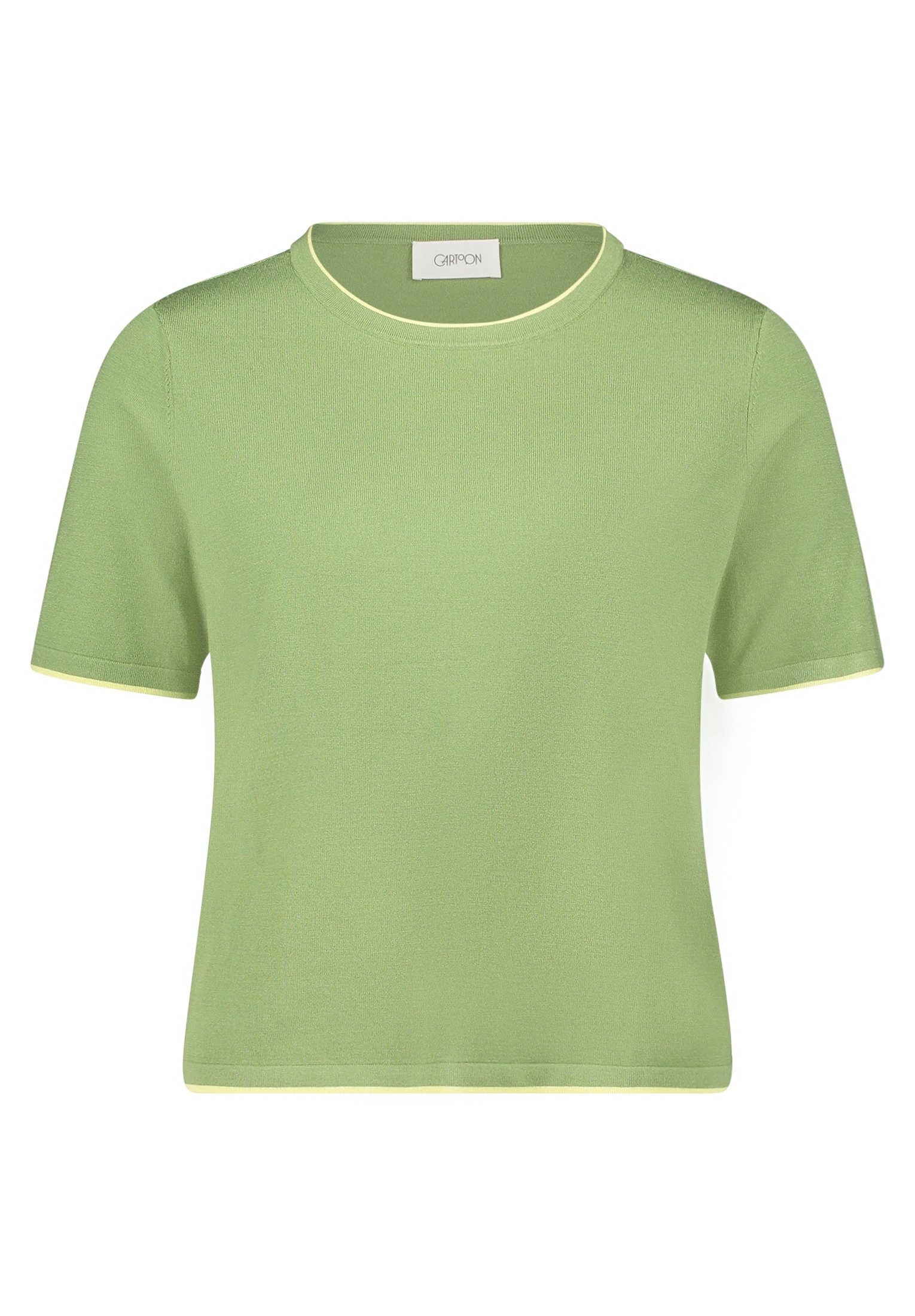 Cartoon Kurzarmshirt Damen mit Rundhalsausschnitt (1-tlg)