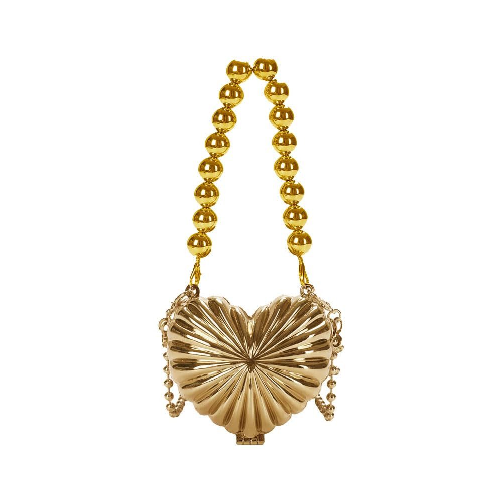 Schultertasche Kette Schulterriemen Mini Abendtasche,Damen Kleine Umhängetasche