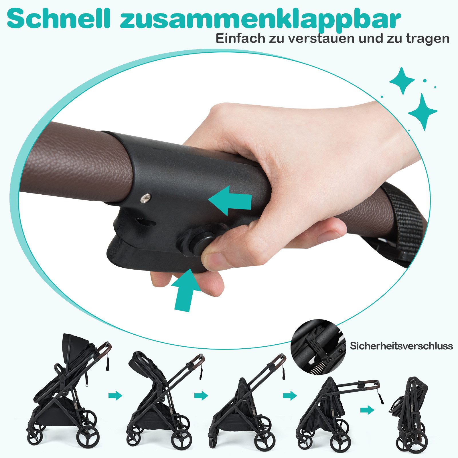 COSTWAY Reisebuggy - Bild 3