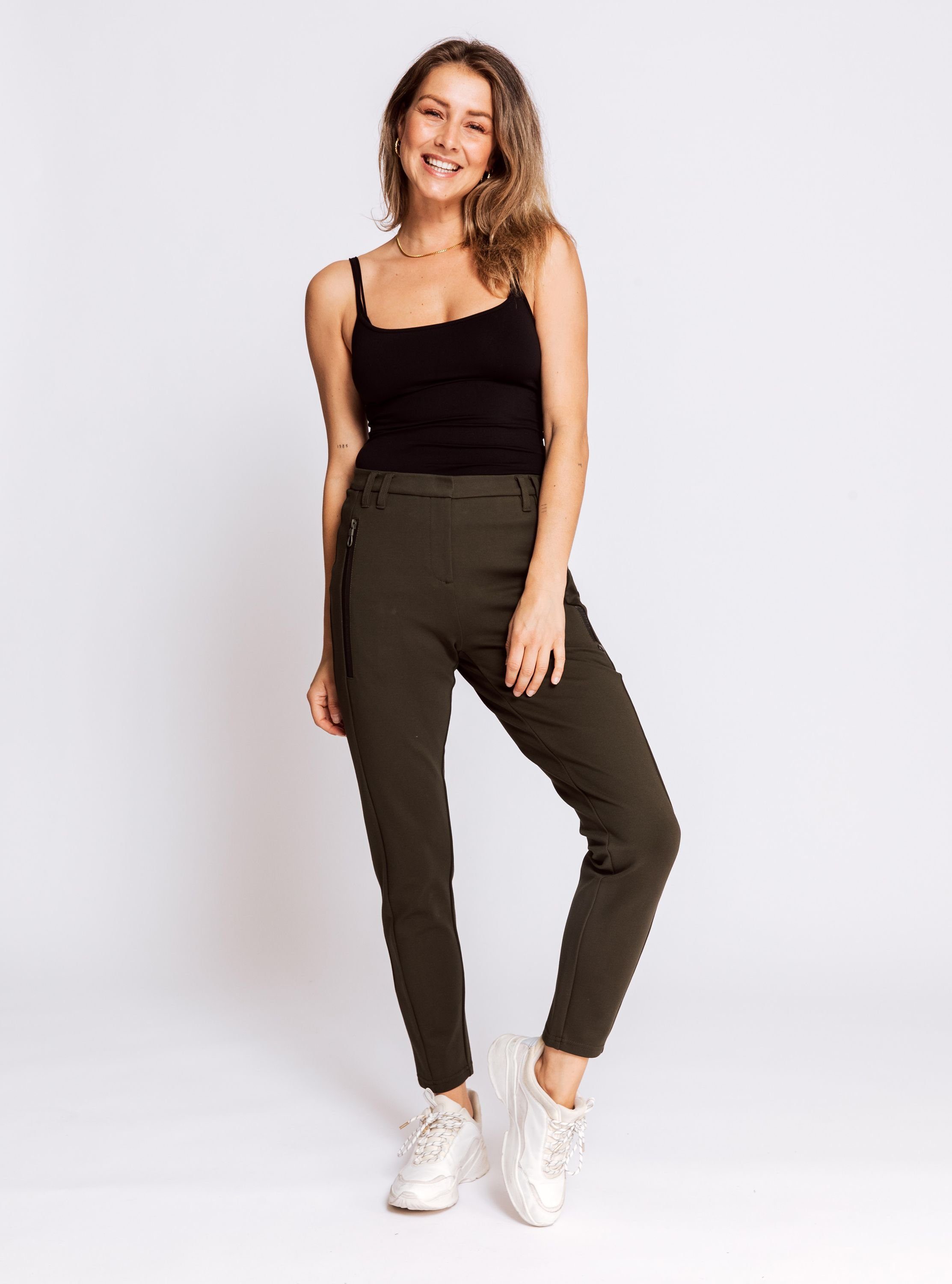Zhrill Stoffhose Stoffhose CHIARA Dark Olive günstig online kaufen