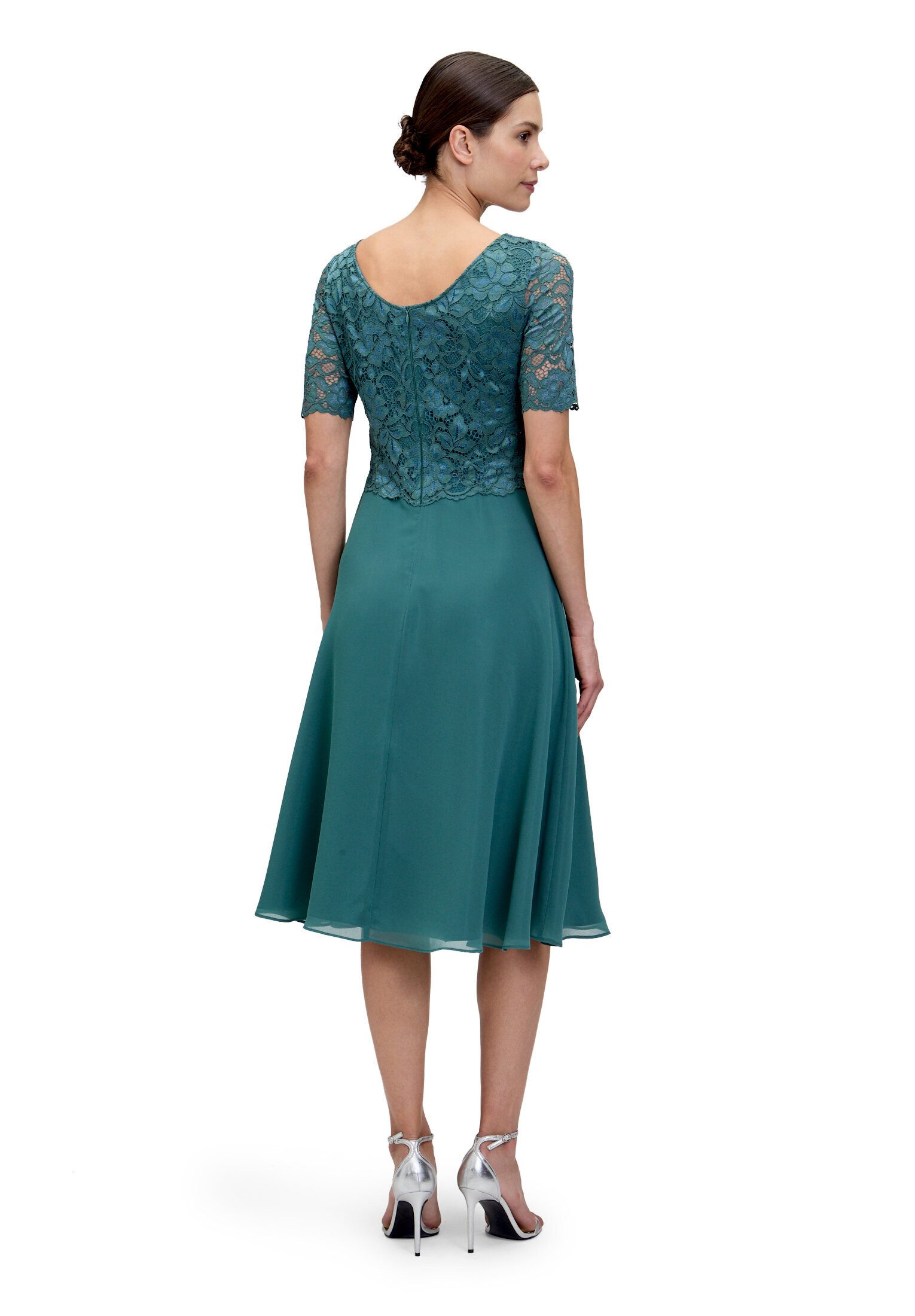 Vera Mont Cocktailkleid Damen mit Spitze Spitze
