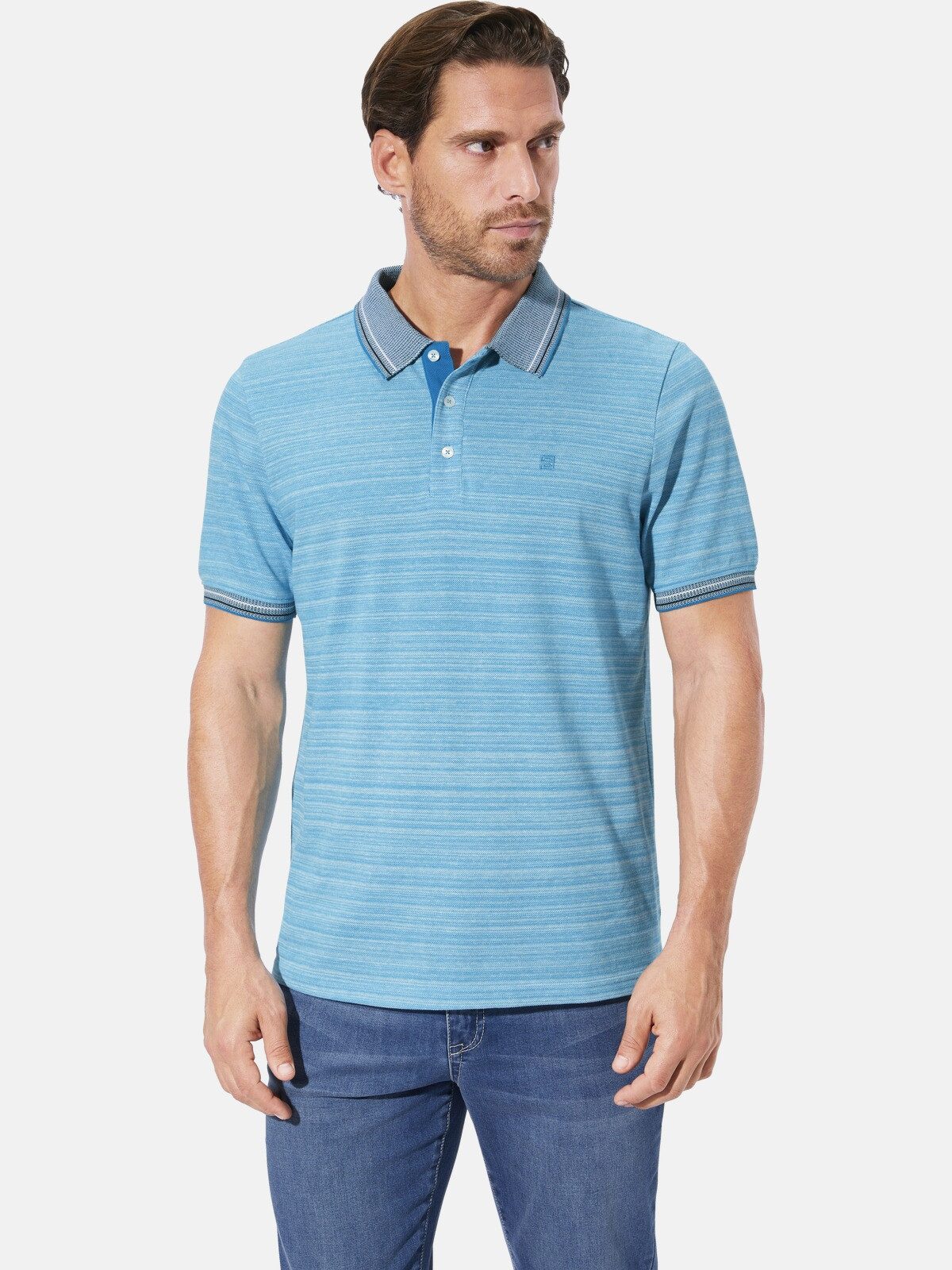 Babista Poloshirt VALRIN mit zweifarbiger Struktur günstig online kaufen