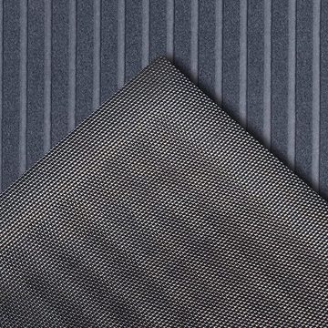 Fußmatte Fußmatte High Low Striped Mat, HAUSS SPLOE, rutschfest, waschbar, Saugfähig, für den Innen nd Außenbereich