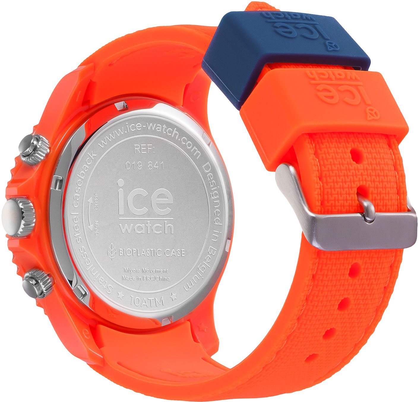 - 019841 CH, - Orange ice-watch ICE blue Large chrono - Chronograph
