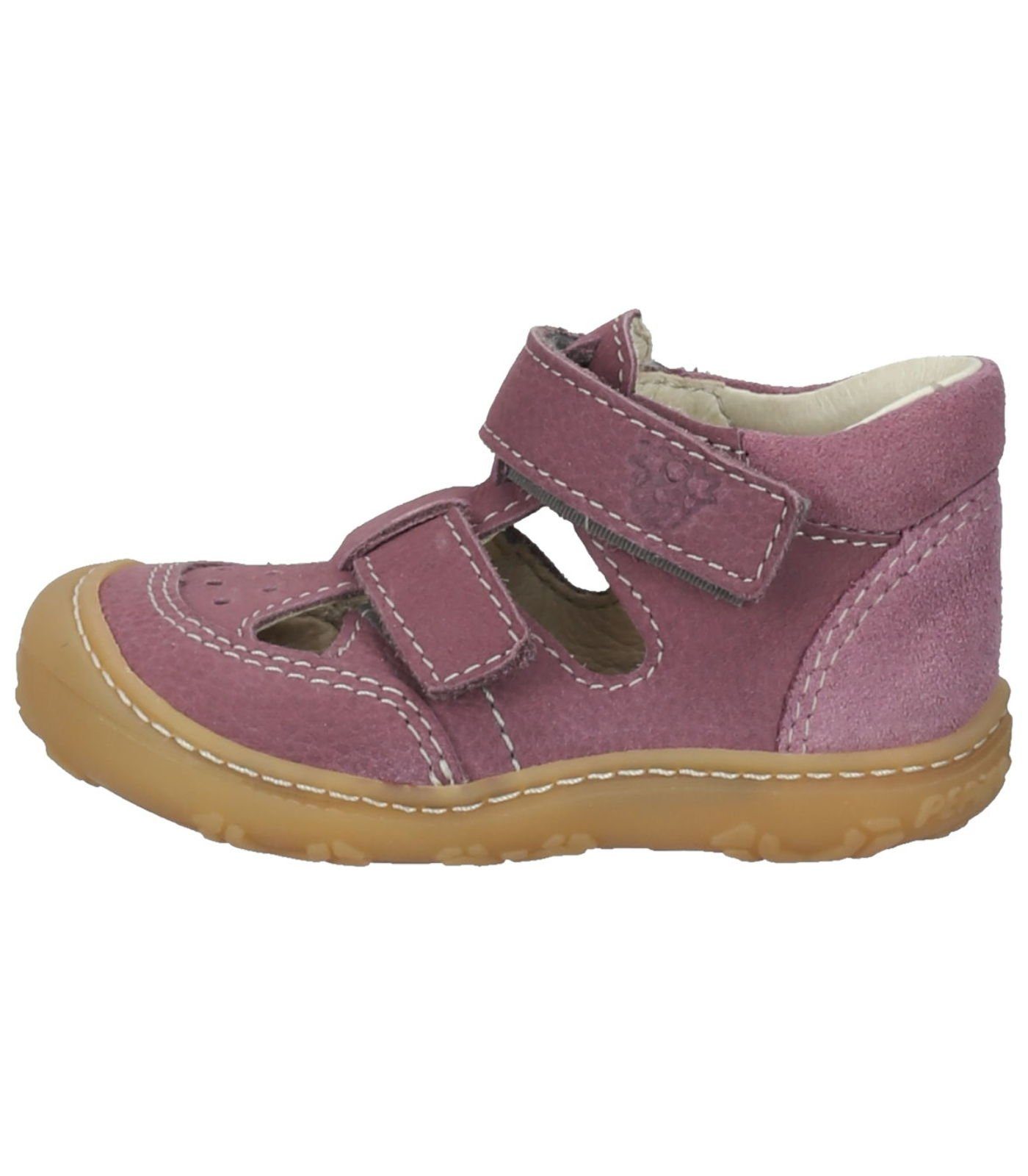 Leder Halbschuhe Ricosta Pepino Purple Klettschuh