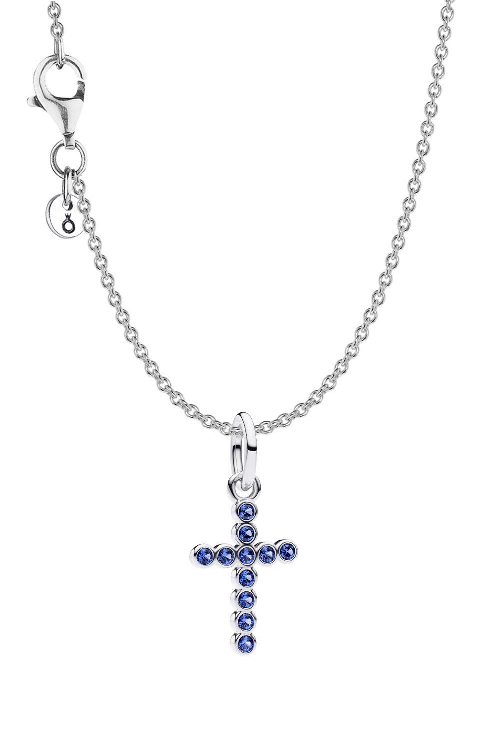 Pandora Kette mit Anhänger Silber mit Blauen en Geschenkset günstig online kaufen