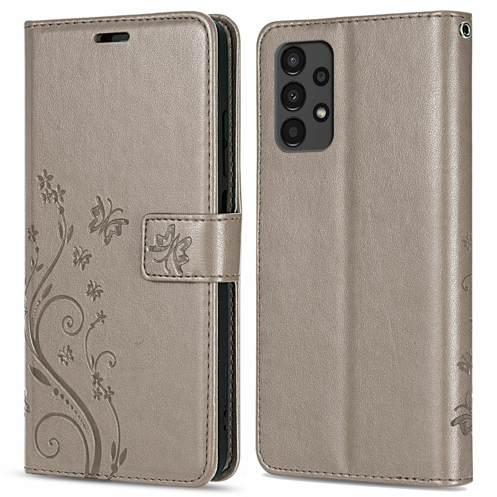 betterfon Handyhülle Handytasche für Samsung Galaxy A13 4G Klapphülle, Bookstyle-Hülle: Magnetverschluss 3 Kartenfächer & Standfunktion