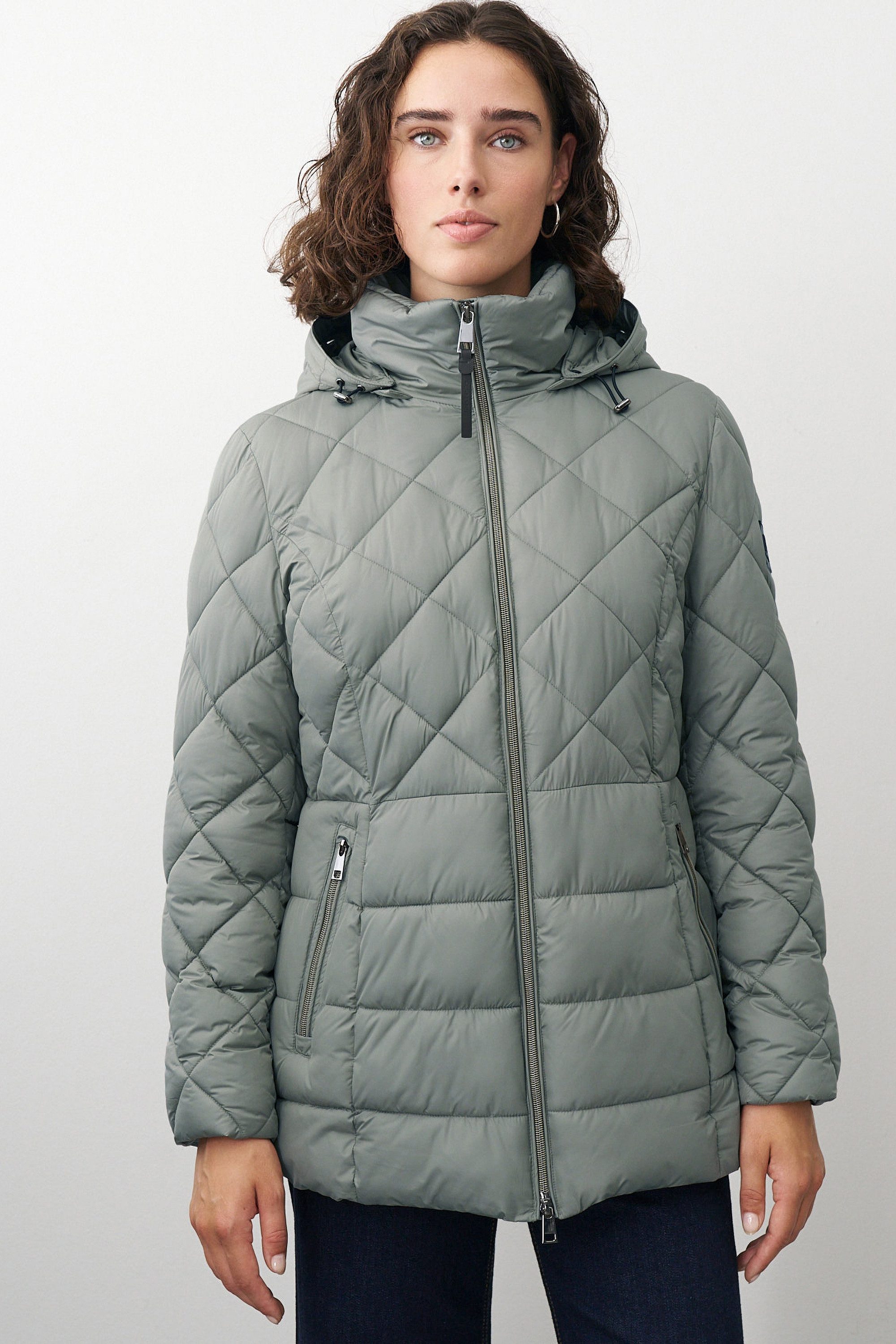 Barbara Lebek Steppjacke warme Steppjacke oder Damenjacke mit abnehmbarer K günstig online kaufen