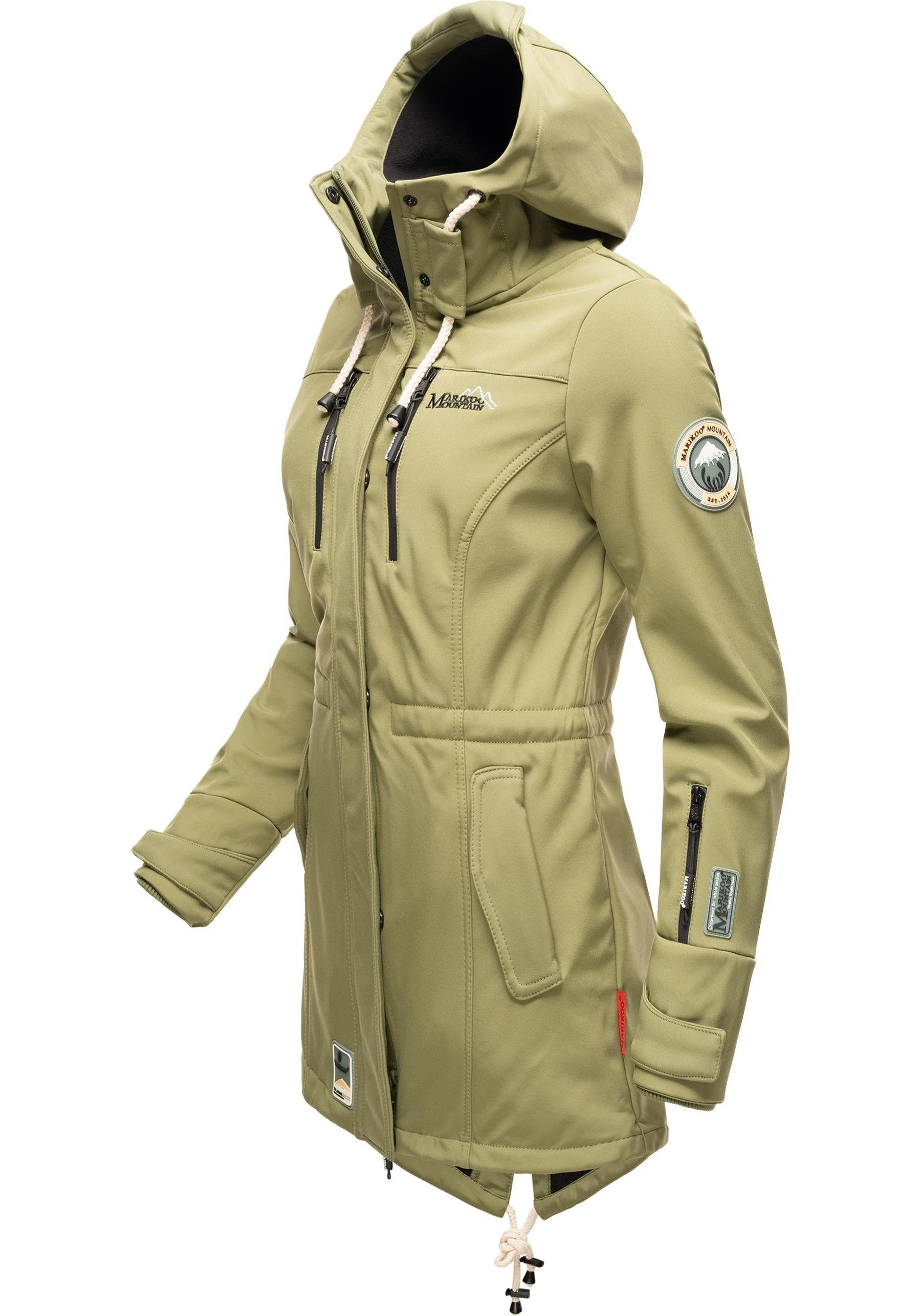 Marikoo Funktionsmantel Zimtzicke Softshell Parka mit Kapuze