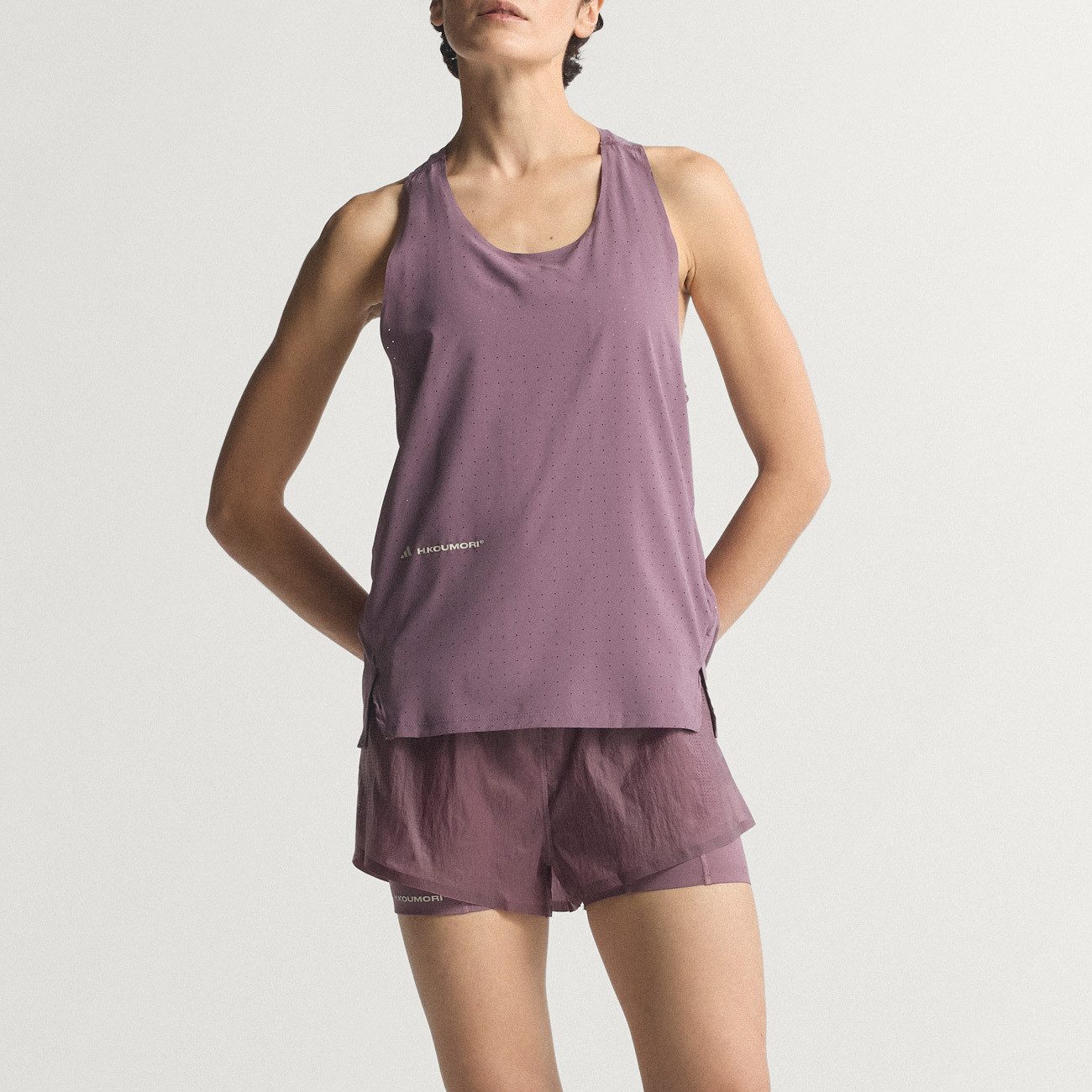 adidas Performance Laufshorts adidas H.Koumori ADI365 Damen Singlet Shadow