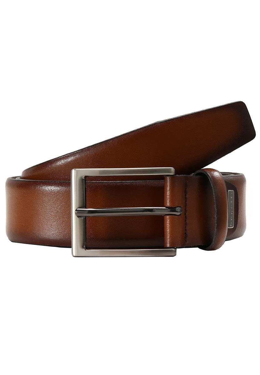 bugatti Ledergürtel Bugatti-Herren-Ledergürtel 35 mm, Kantenfinish günstig online kaufen