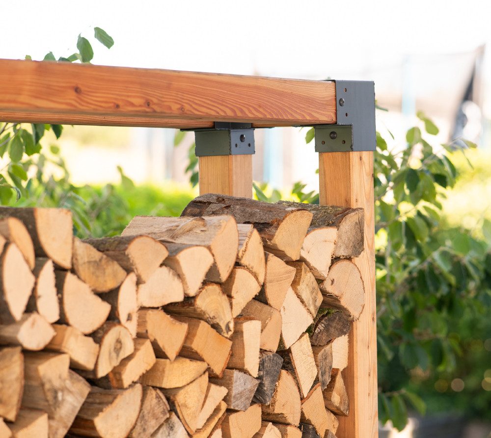 WESTMANN Kaminholzregal Michel 8, BxTxH:40x378x180 cm, (1-St)