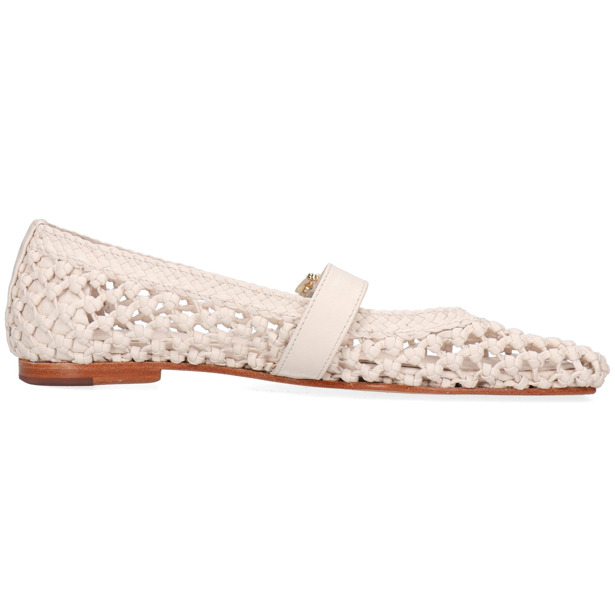 Melvin & Hamilton Elyssa 5 Leder-Geflochtene Schuhe für Damen Ballerina Flache Absätze, Echtes Leder, Von Hand geflochten
