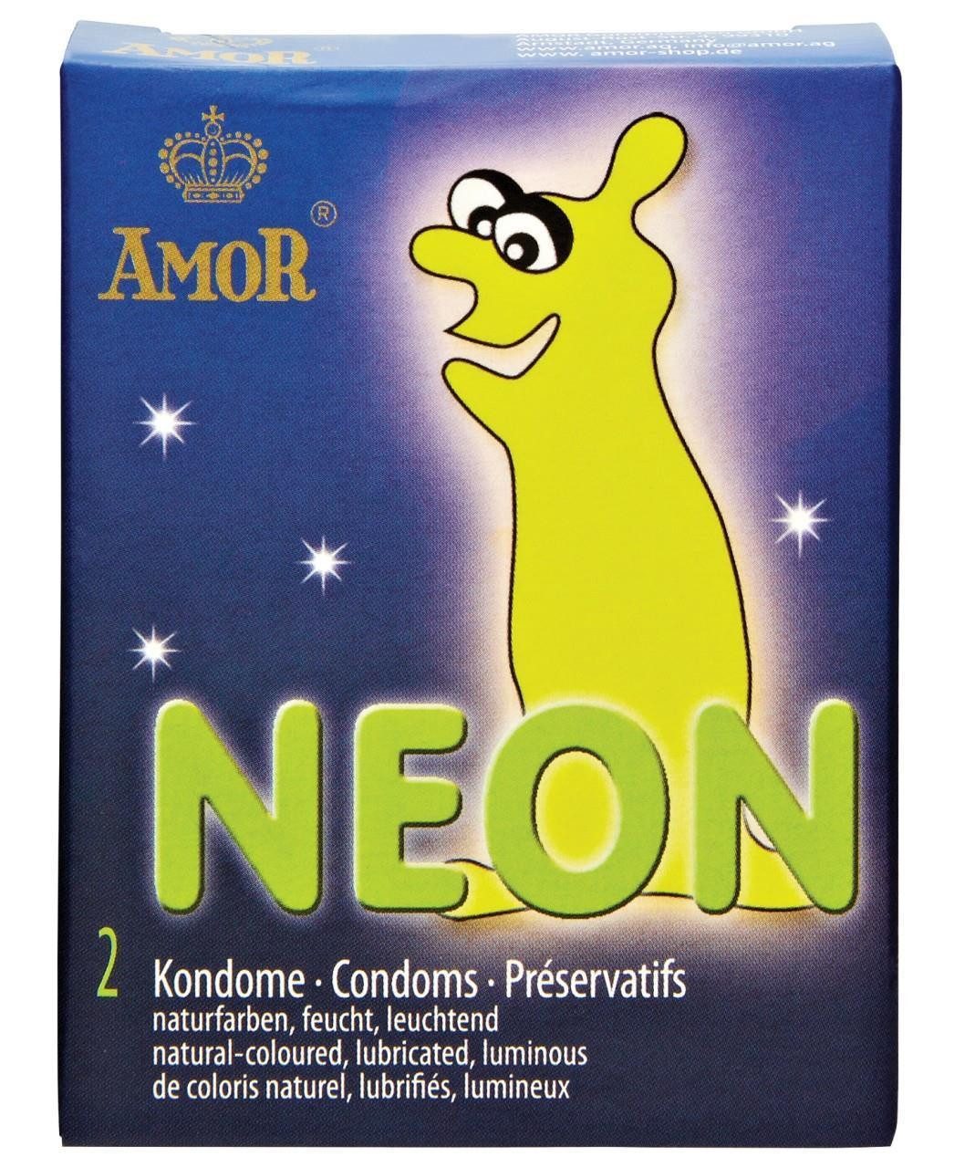Amor Kondome AMOR Neon Kondome - (div. Varianten), 6 St.