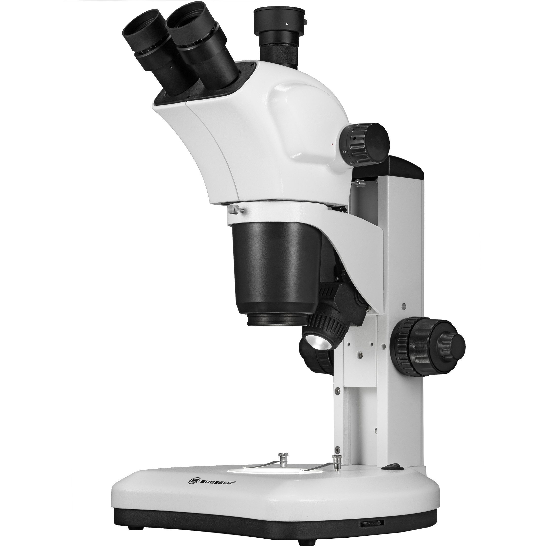 BRESSER Science ETD-301 7-63x Trino Zoom-Stereomikroskop (30) Auf- und Durchlichtmikroskop