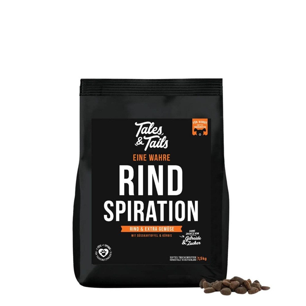 Tales & Tails Softtrockenfutter Eine wahre RindSpiration, Trockenfutter für: Hunde