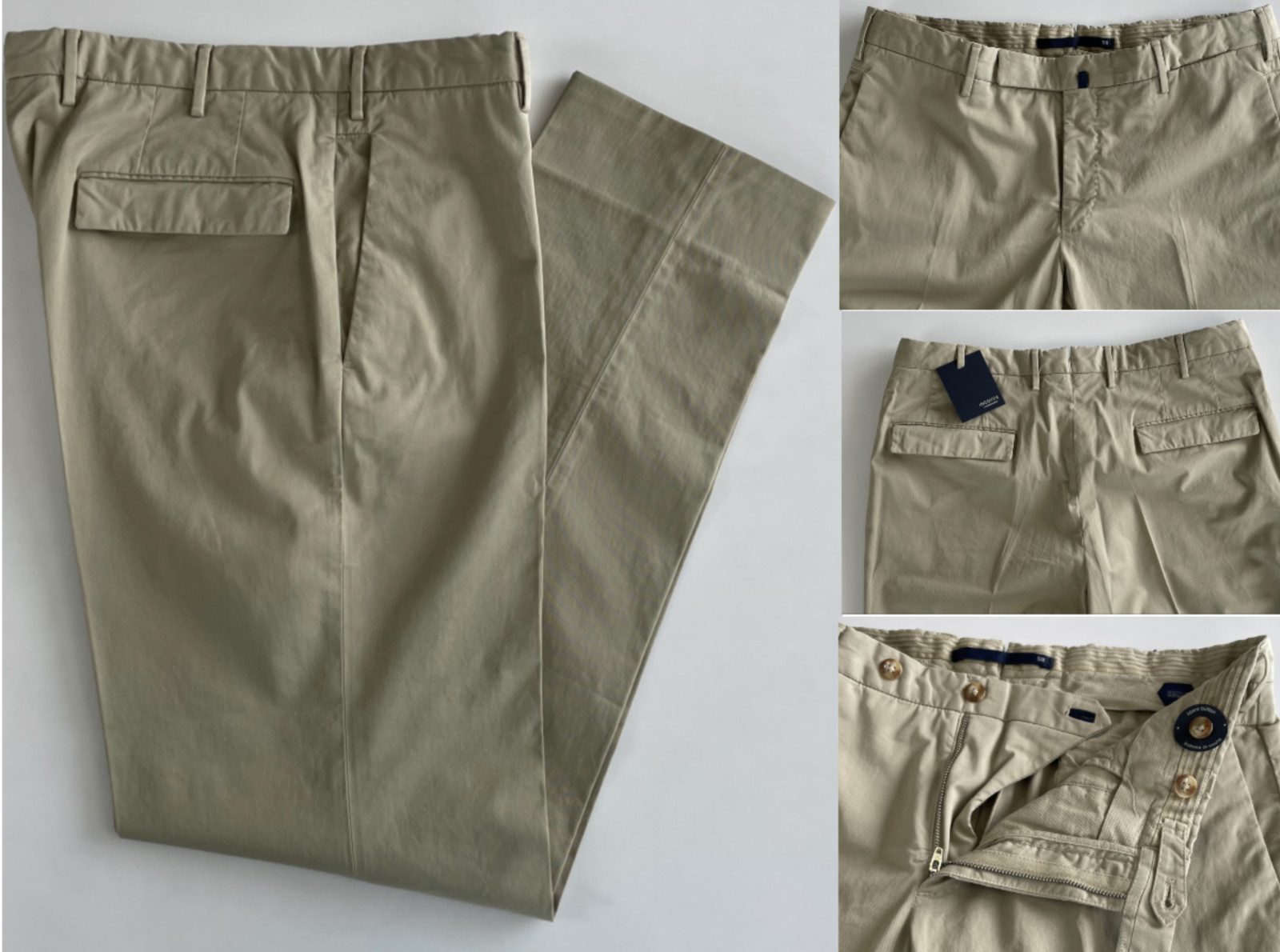 Incotex Loungehose INCOTEX ITALY VENEZIA 1951 LUXURY Comfort Cotton Trousers Hose Chino P