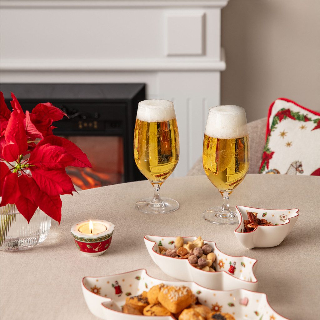 Villeroy & Boch Bierglas Toy's Delight Biertulpe, 2 Stück 175mm, 2-tlg., Glas, Kristallglas, 2 Stck, spülmaschinenfest