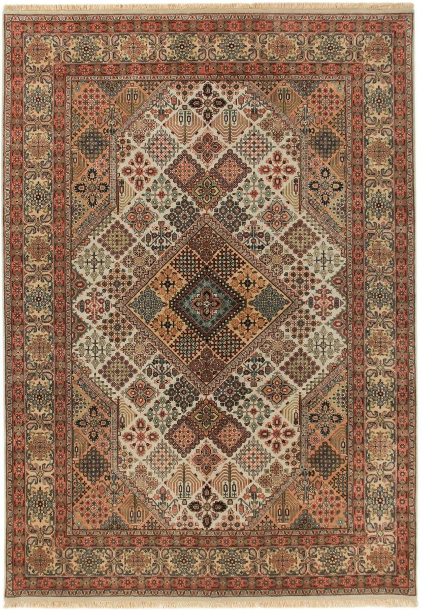 Orientteppich Indo Keshan 173x244 Handgeknüpfter Orientteppich, Nain Trading, rechteckig, Höhe: 12 mm