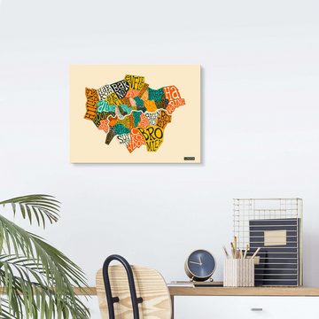 Posterlounge Forex-Bild Jazzberry Blue, London Boroughs, Wohnzimmer Illustration