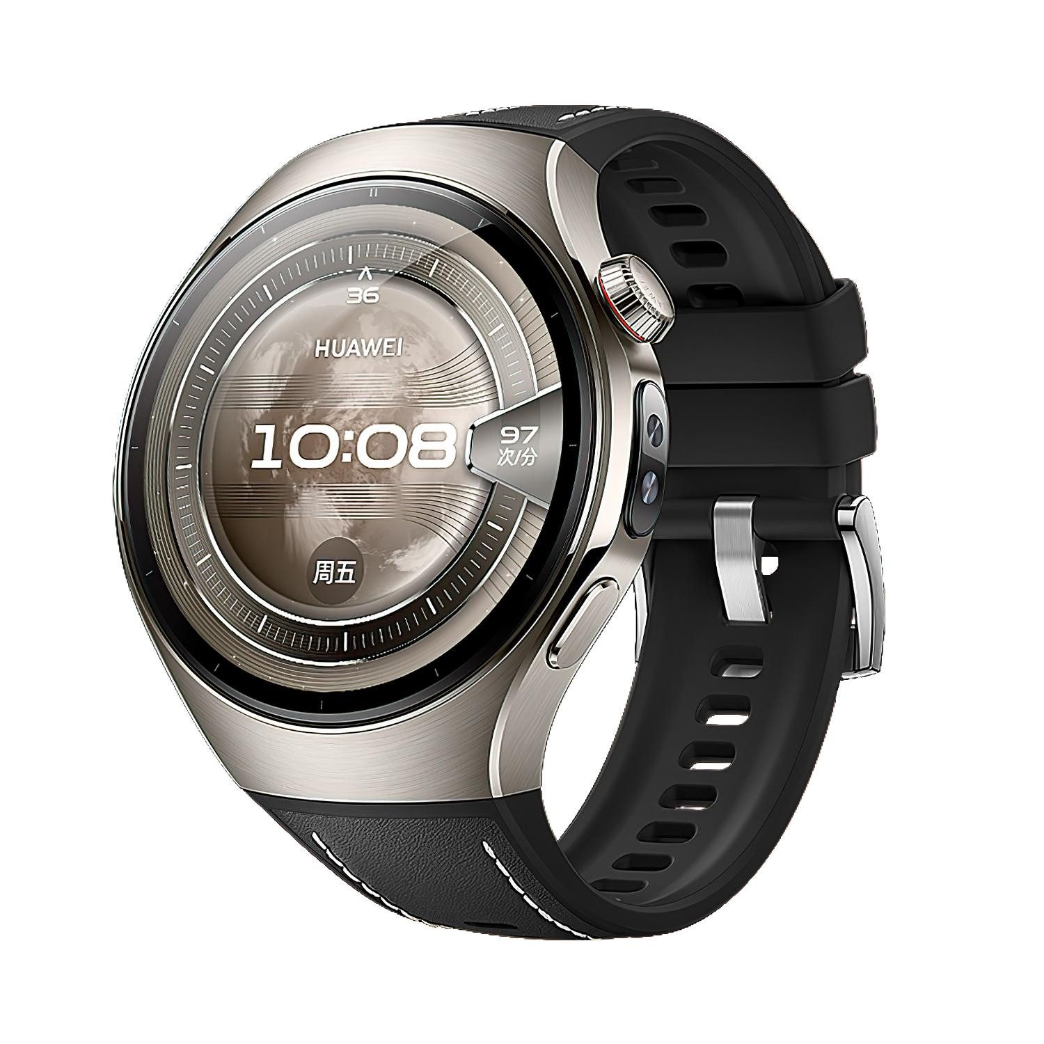 Wigento Smartwatch-Armband Für Huawei Watch 5 46mm Hochwertiges Leder Hybri günstig online kaufen