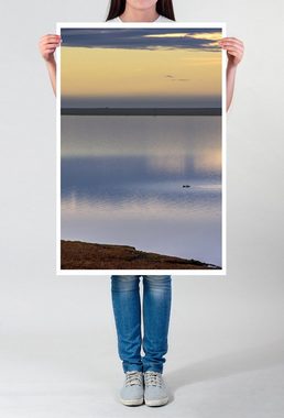 Sinus Art Poster 60x90cm Poster Landschaftsfotografie  Sonnenaufgang in Island
