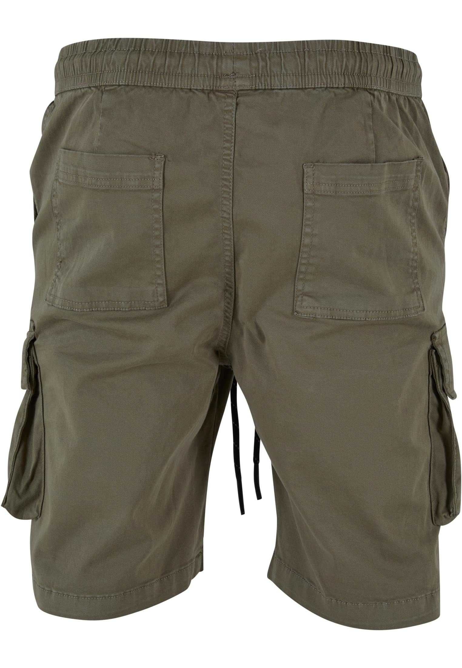 Stoffhose (1-tlg) Shorts Herren Drawstring Cargo CLASSICS olive URBAN