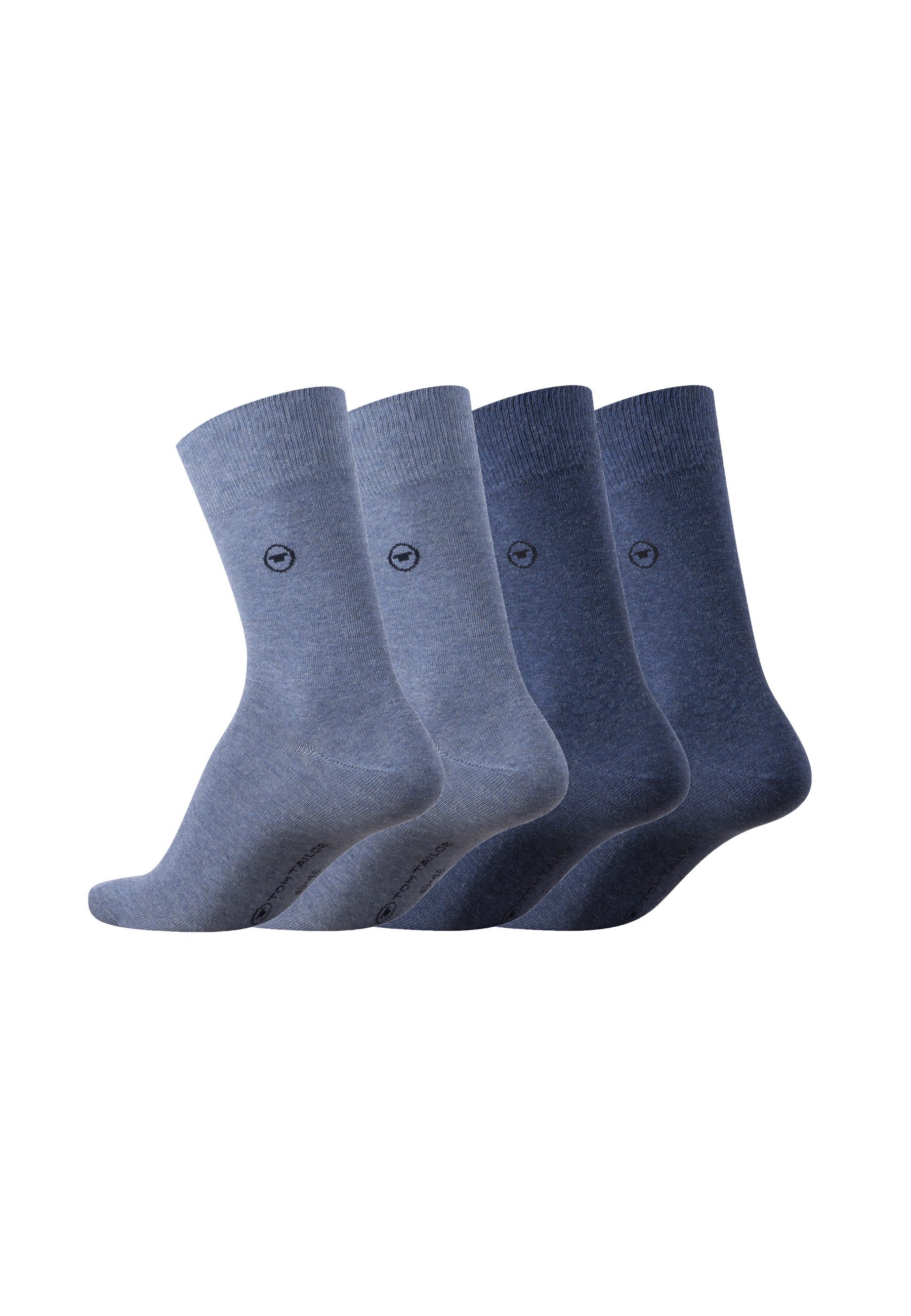 TOM TAILOR Socken Tom Tailor Herren Socken 4er Pack uni basic beige, anthrazit Tom Tailor Herren Socken 4er Pack uni basic beige, anthrazit