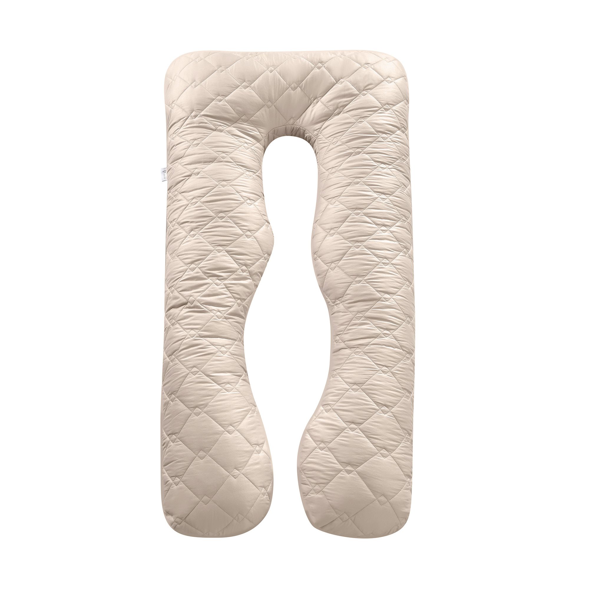 SEI DESIGN Stillkissen Seitenschläferkissen Bodypillow - Körperkissen Schwangerschaftskissen mit Bezug, 1-tlg., gesteppt mit 2 Reißverschlüssen mehr