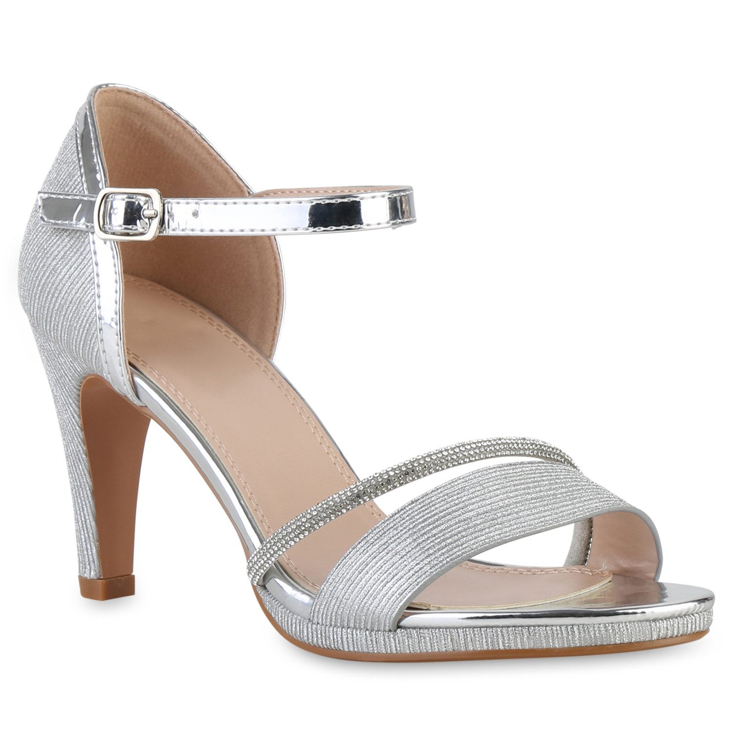VAN HILL 841498 Riemchensandalette Damen Riemchensandaletten Sandaletten La günstig online kaufen