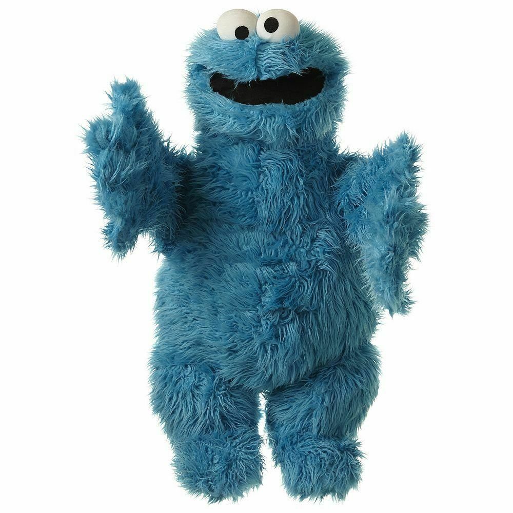 Living Puppets Handpuppe Living Puppets Handpuppe Krümelmonster Sesamstrasse 65 cm SE103 (Packung), Sehr gut geeignet um Geschichten zu erzählen