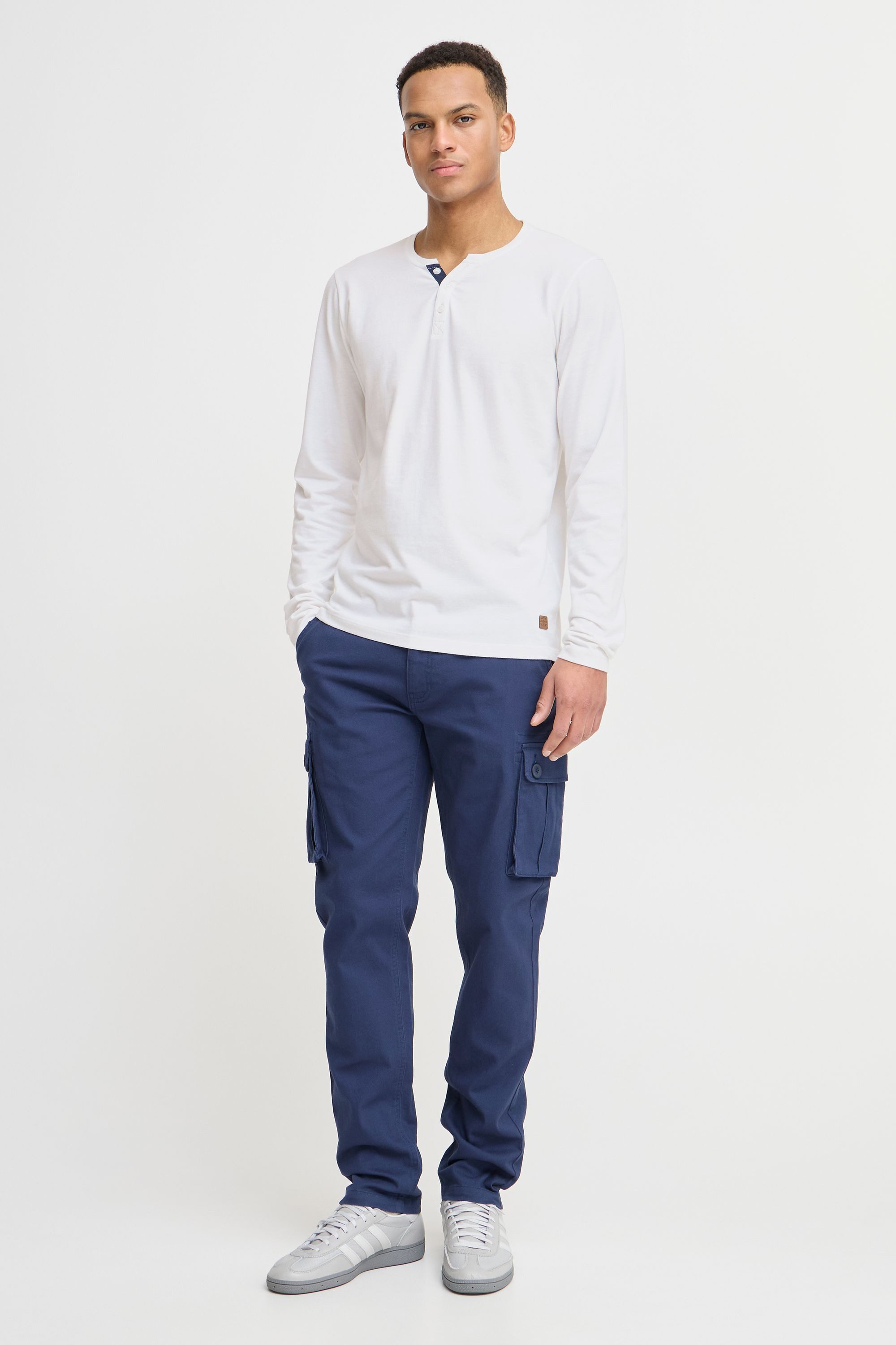 Blend Langarmshirt BHHollie (2-tlg) 2er Pack Klassisches Grandad-Longsleeve – Bild 3 von 5
