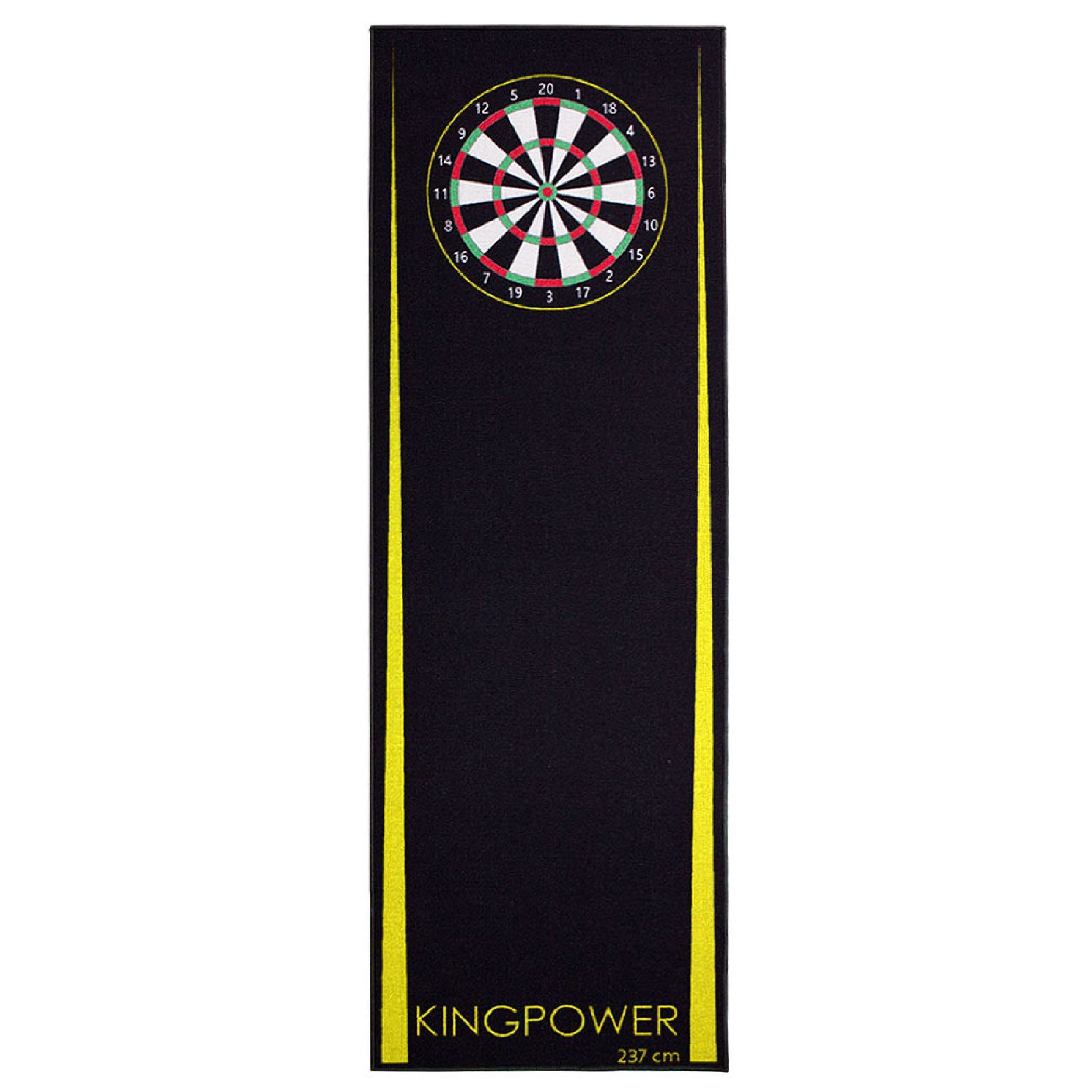 Dartmatte Darts Turnier Matte Dartteppich Dart Matte Dartmatte 237 x 80 cm Gelb