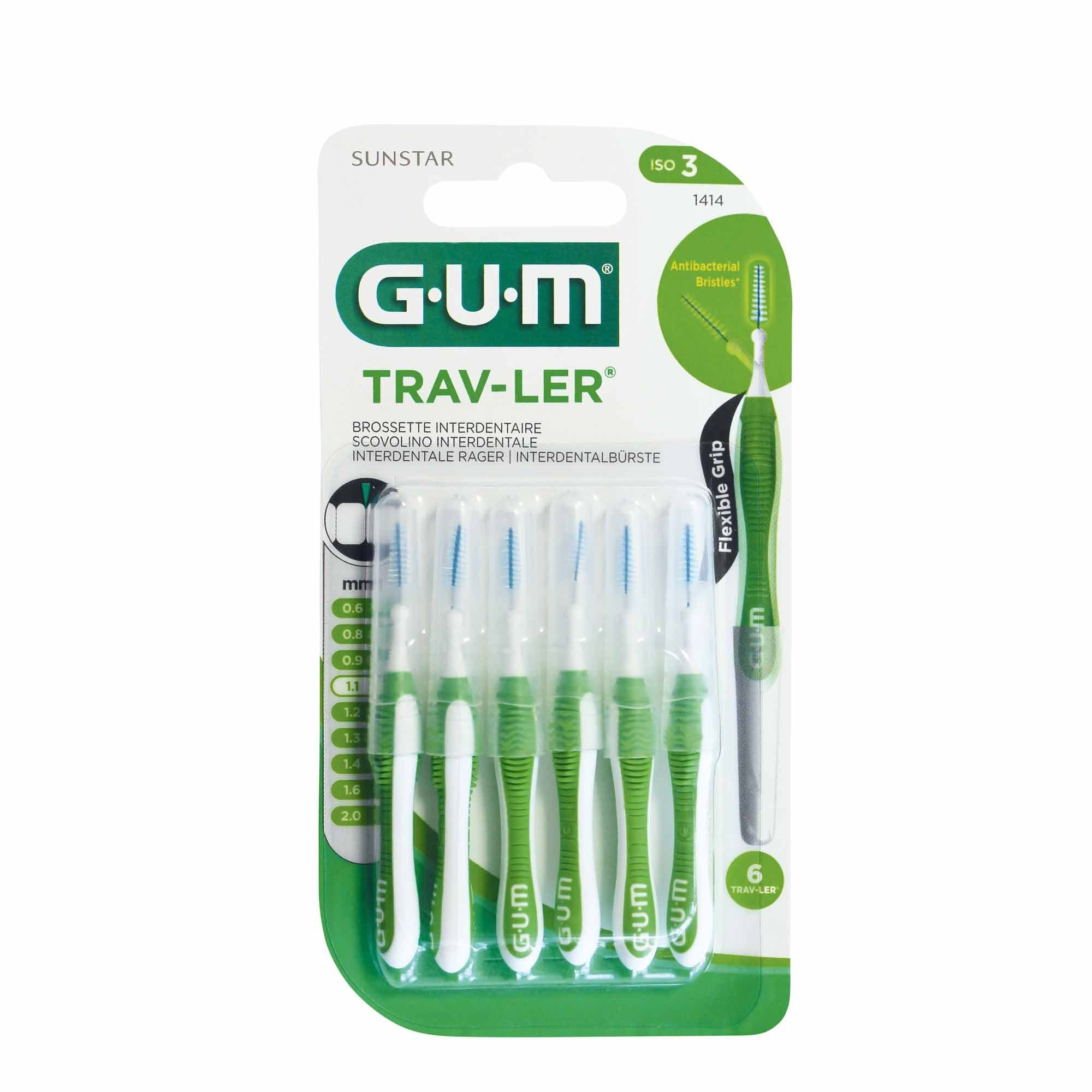 GUM Interdentalbürsten GUM TRAV-LER Interdentalbürsten 6 STK.