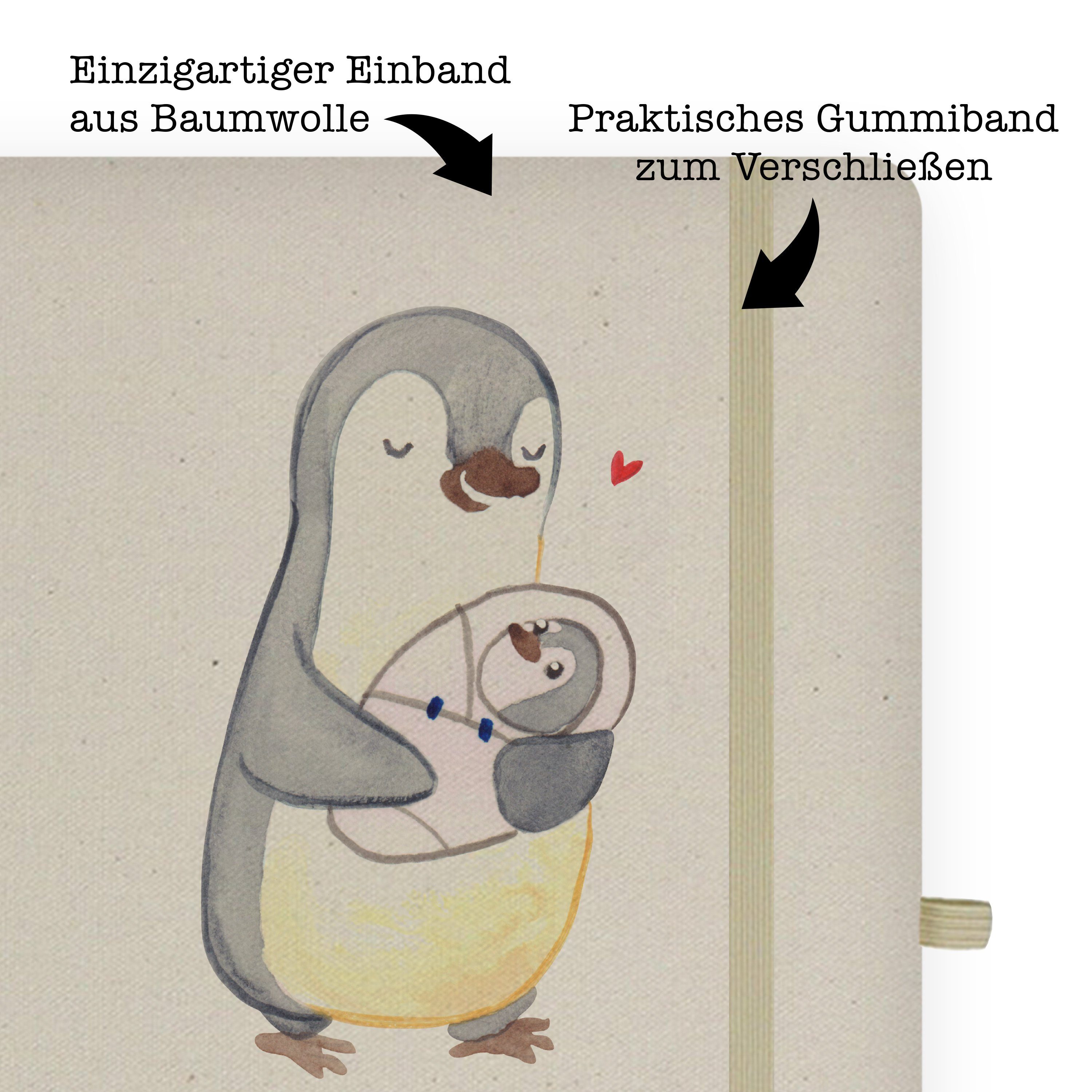 Panda Geschenk, - Mr. Notizbuch Abschied, - Kollege, Mrs. Transparent mit Mr. Krippenerzieher Panda Herz Mrs. & &