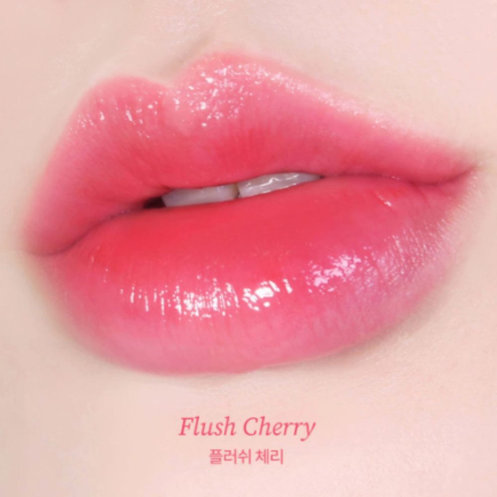 TOCOBO Lippenbalsam TOCOBO, Glass Tinted Lip Balm 011 Flush Cherry – 3.5 g, Getönter Lip Balm mit glänzendem Glass-Finish
