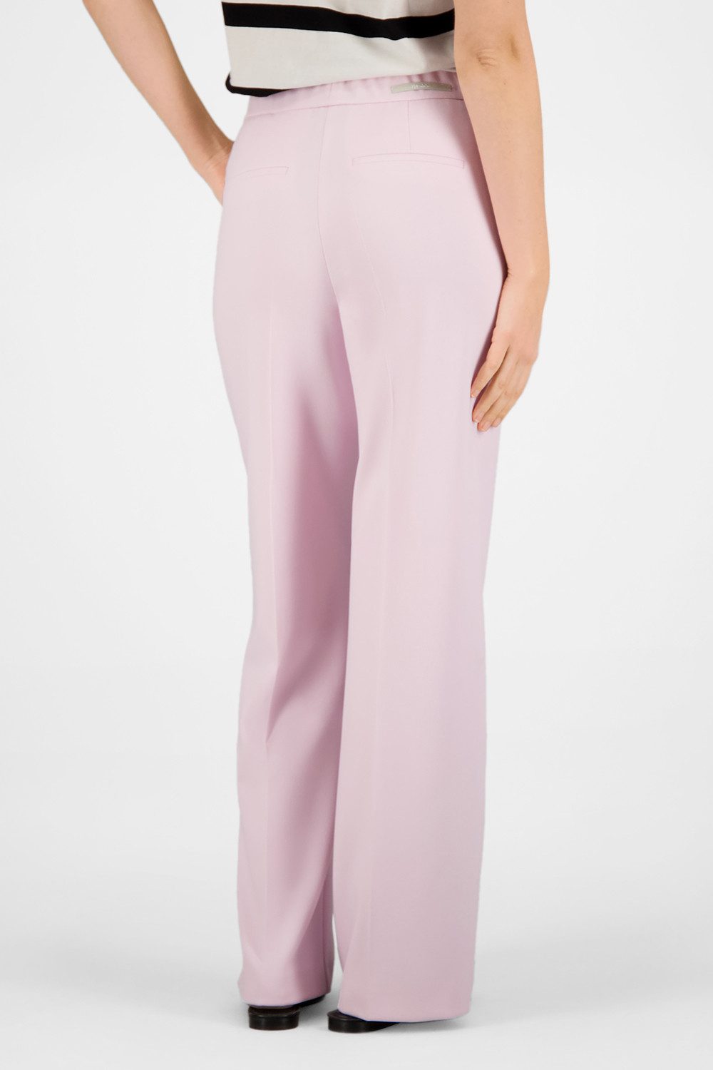 Atelier GARDEUR Loose-fit-Jeans FRANCA800-601371-3031 Damenhose Feminine Fit Wide Leg rosa Weites Bein mit elastischem Pull-on-Bund und fließendem Poly-Mix