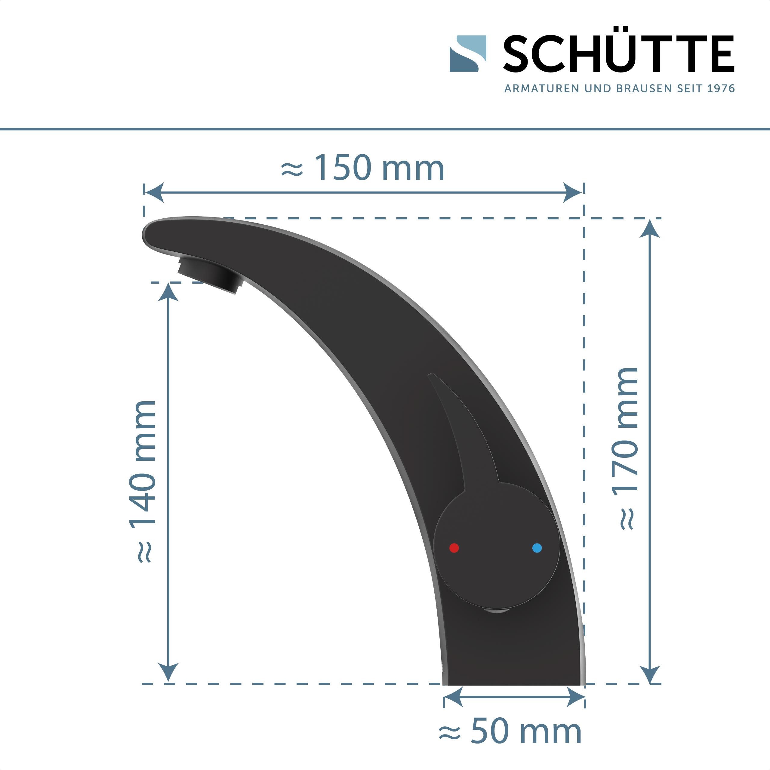 Schütte Waschtischarmatur PANAMA Wasserhahn, Mischbatterie Waschbecken, Waschbecken Armaturen in Chrom – Bild 5 von 5