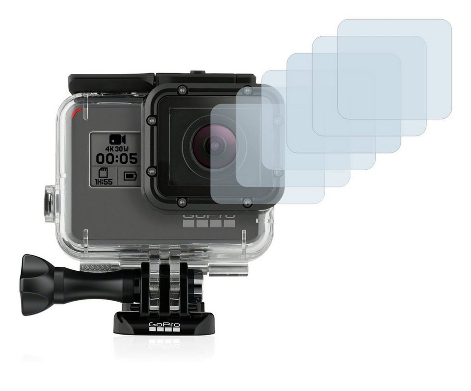 Savvies 6X Schutzfolie kompatibel mit GoPro Hero6 Black Displayschutz-Folie Ultra-transparent