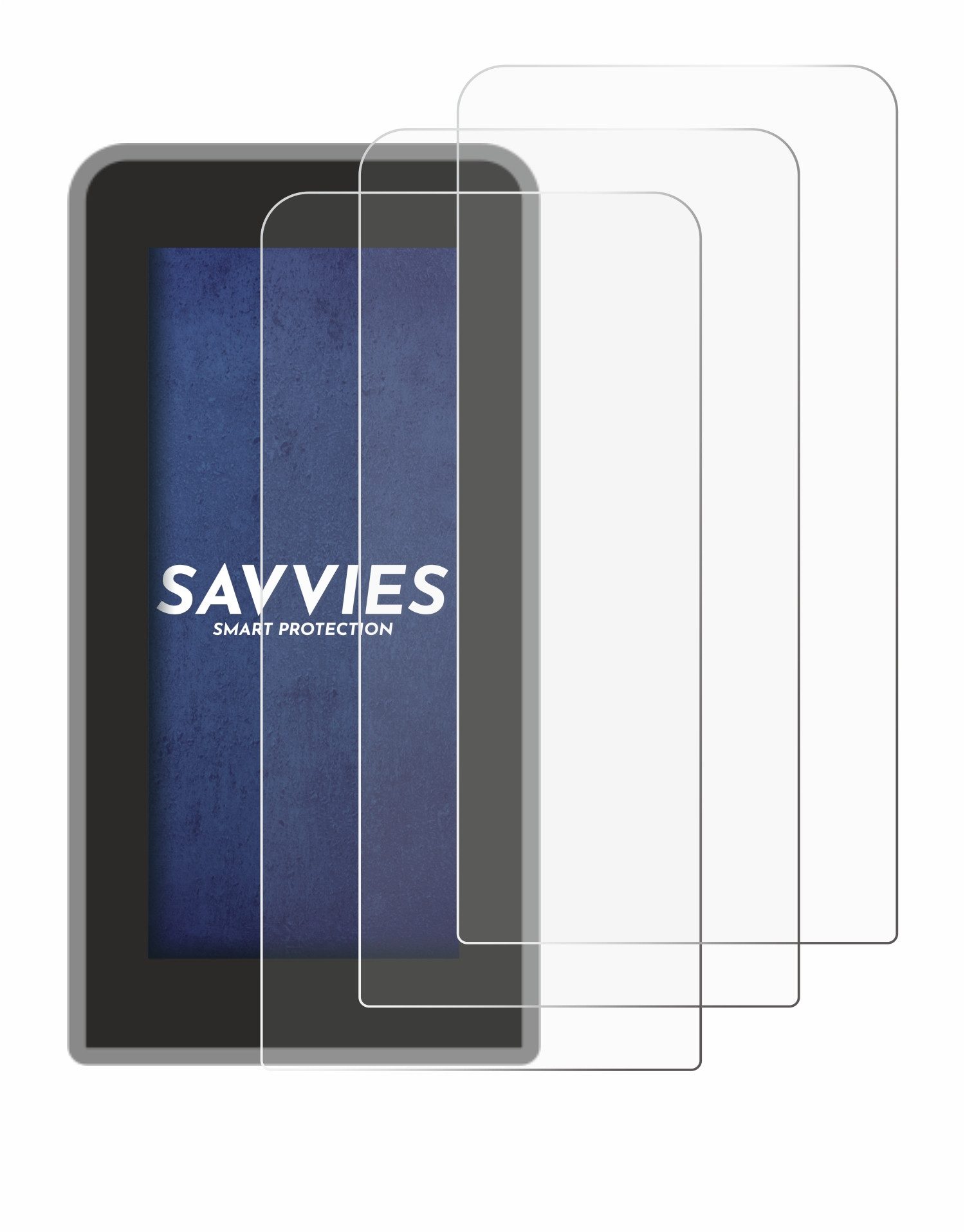 Savvies Displayschutzfolie Schutzfolie für Tenways CGO600 Pro, 6 Stück, Displayschutz Schutz Folie Klar Transparent