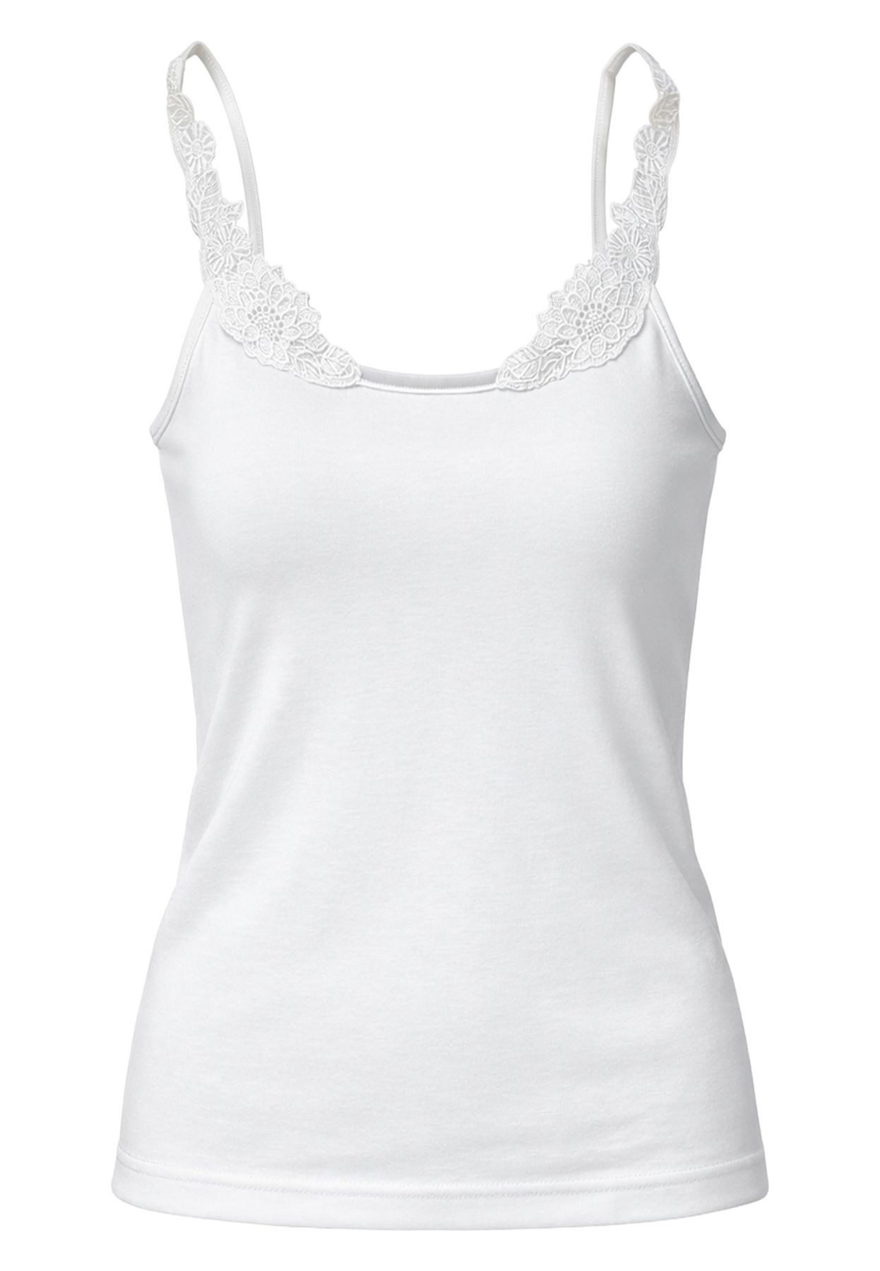 HAASIS Bodywear 1919 Achselhemd Damen Spitzenträger Top 66220560-42 (Packung, 2-St., 2er Pack) Optimale Passform, pflegeleicht, formbeständig, hautfreundlich