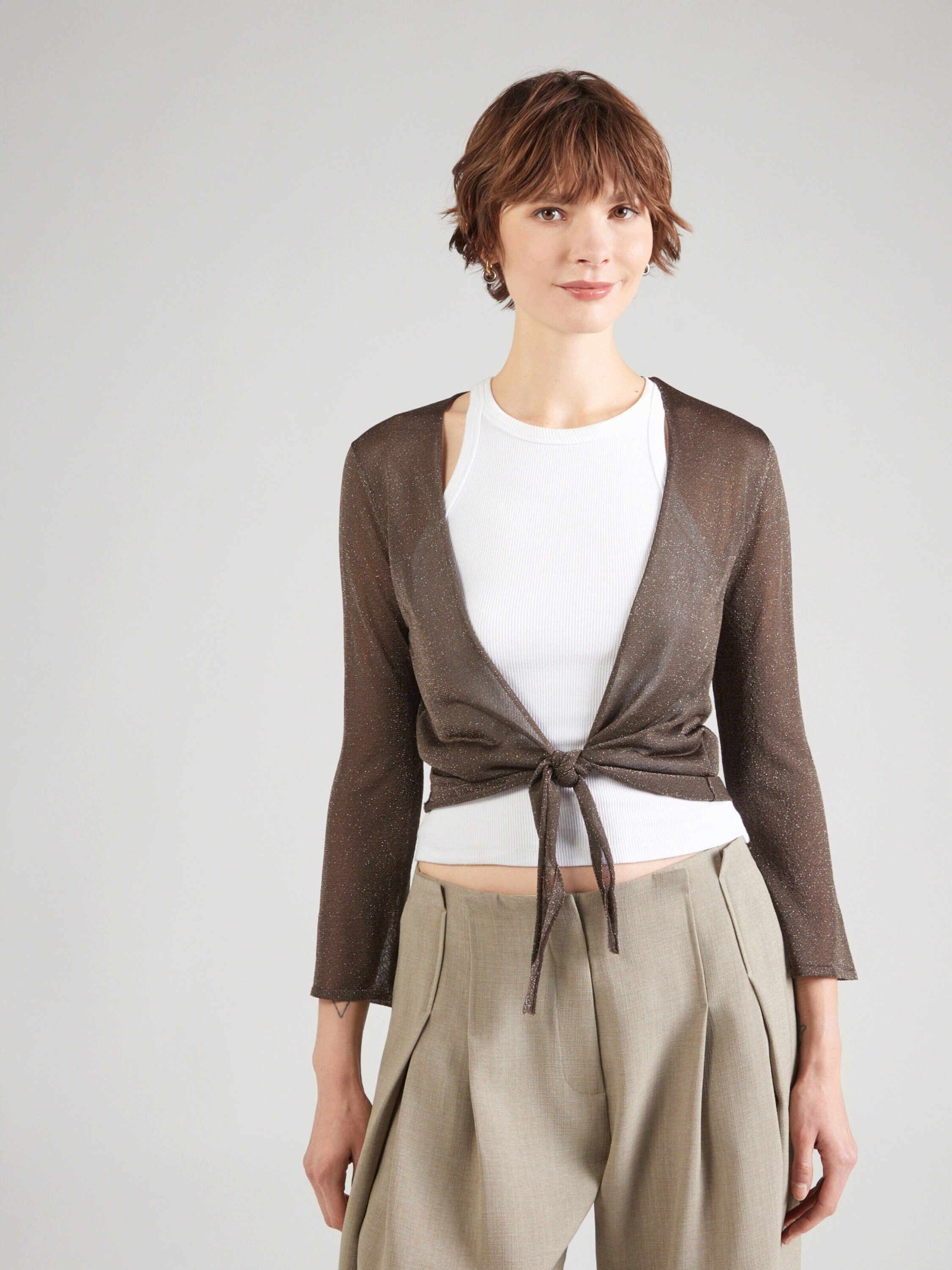 Monari Strickjacke (1-tlg) Plain/ohne Details